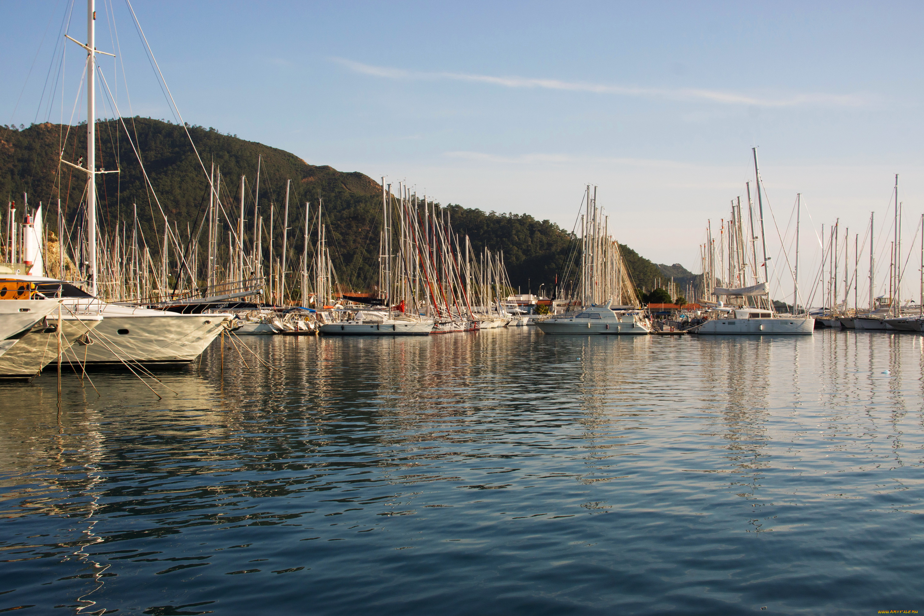 корабли, Яхты, море