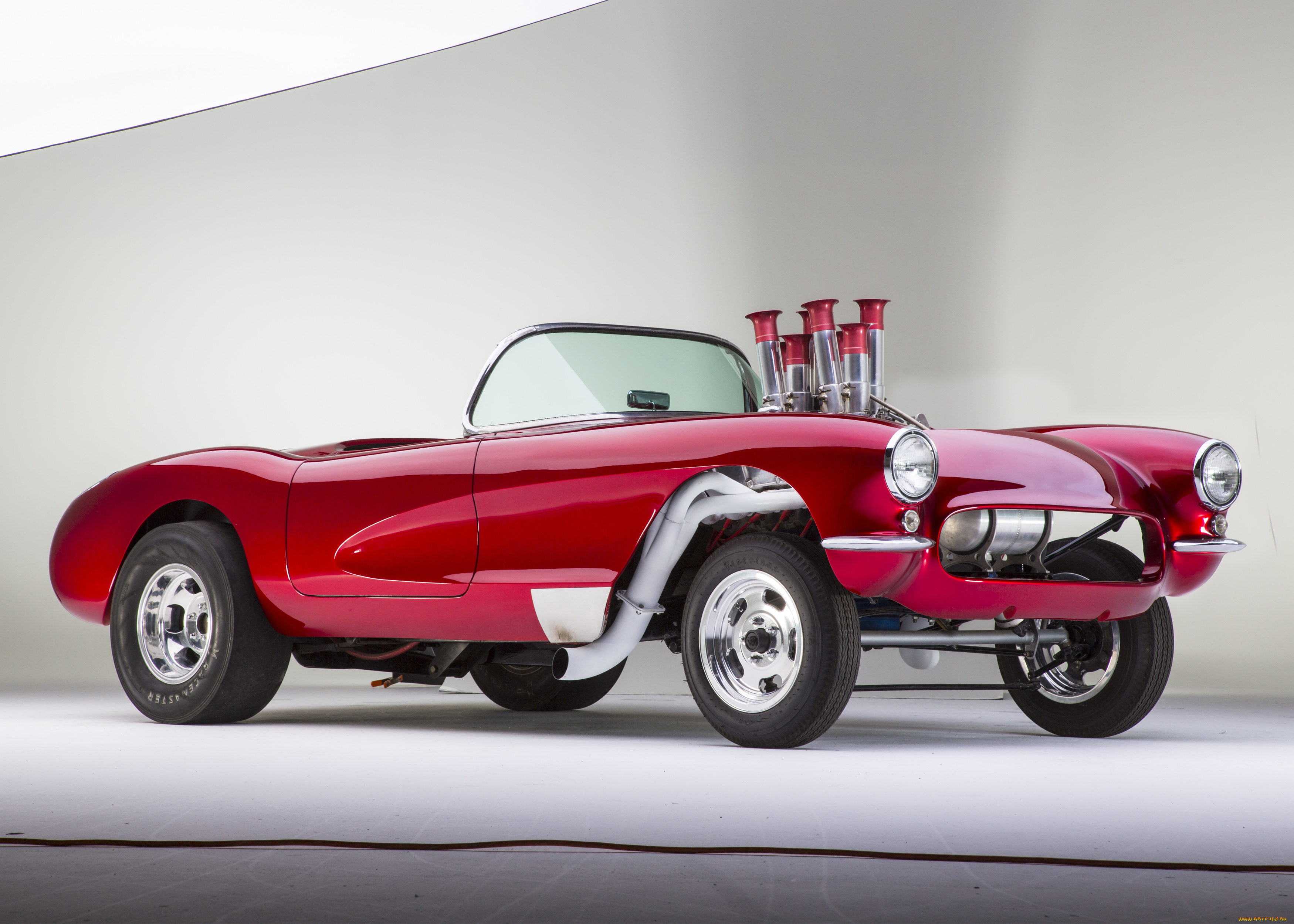 автомобили, corvette, dragster