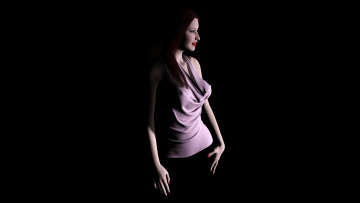 обоя 3д графика, people , люди, фон, взгляд, девушка