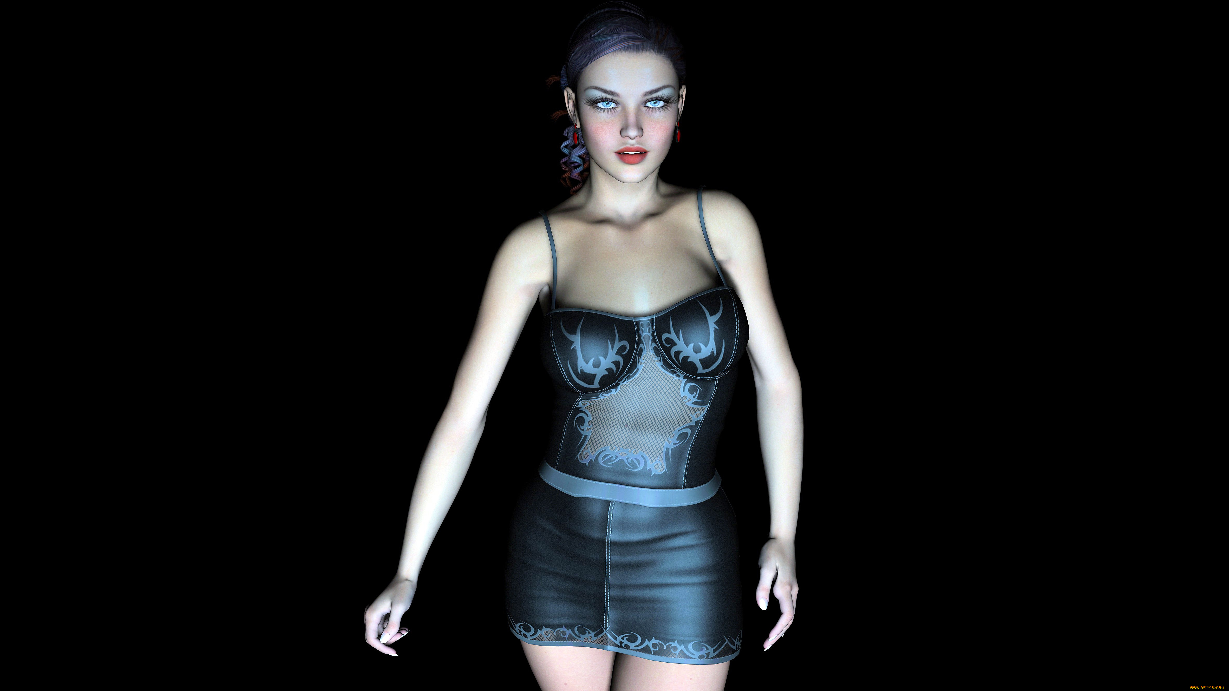 3д, графика, people, , люди, фон, взгляд, девушка