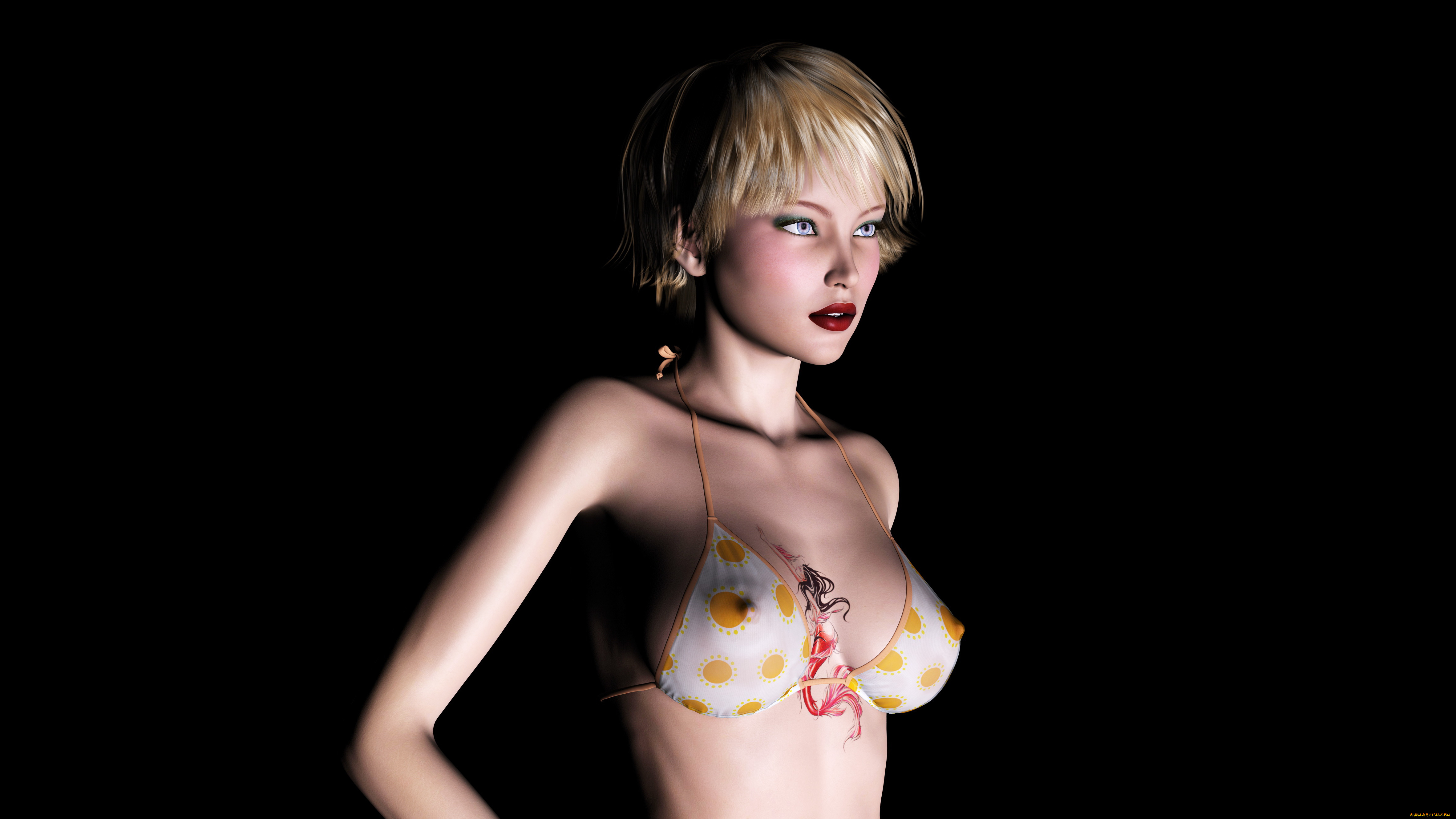 3д, графика, people, , люди, фон, взгляд, девушка