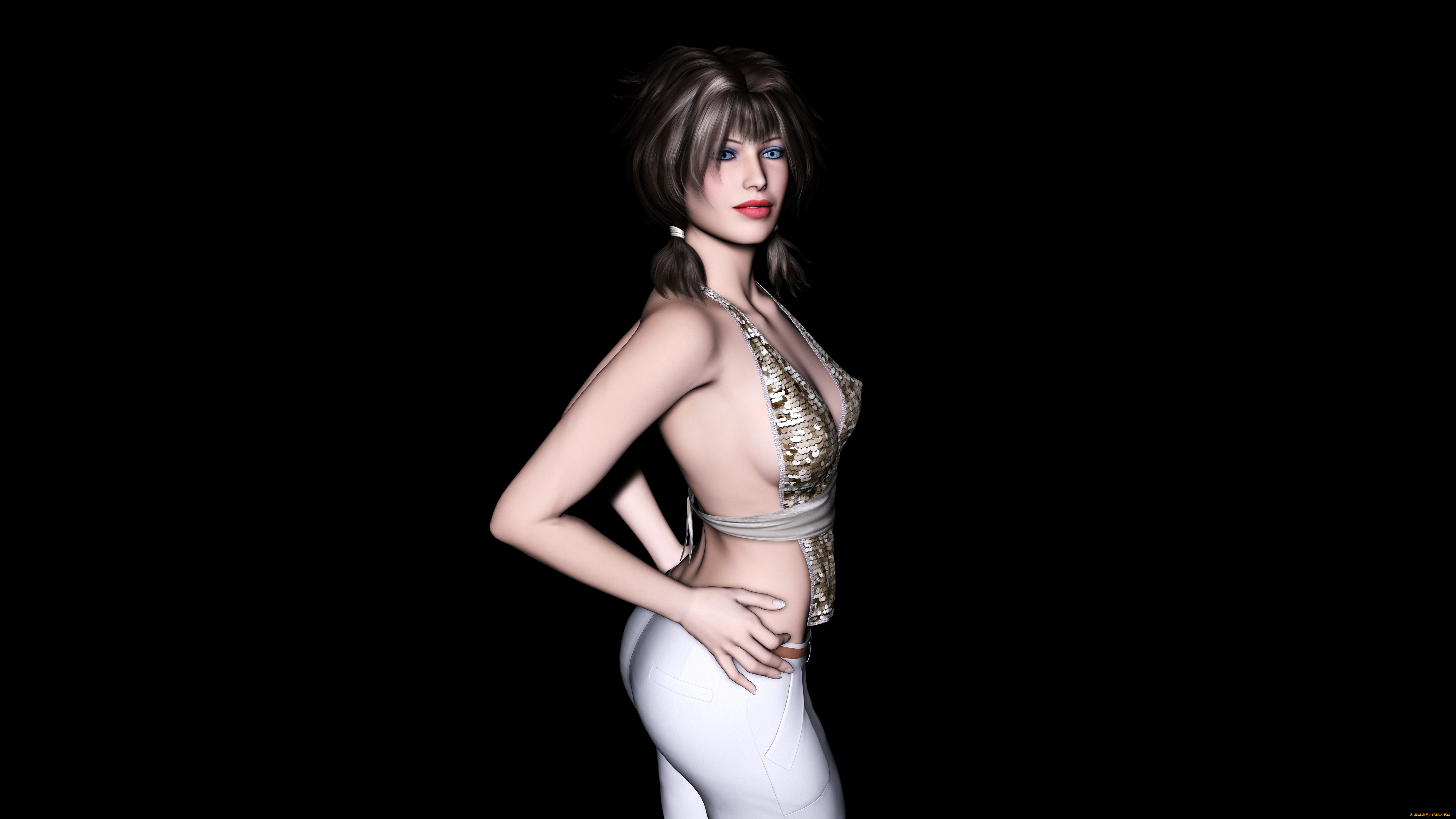 3д, графика, people, , люди, фон, взгляд, девушка