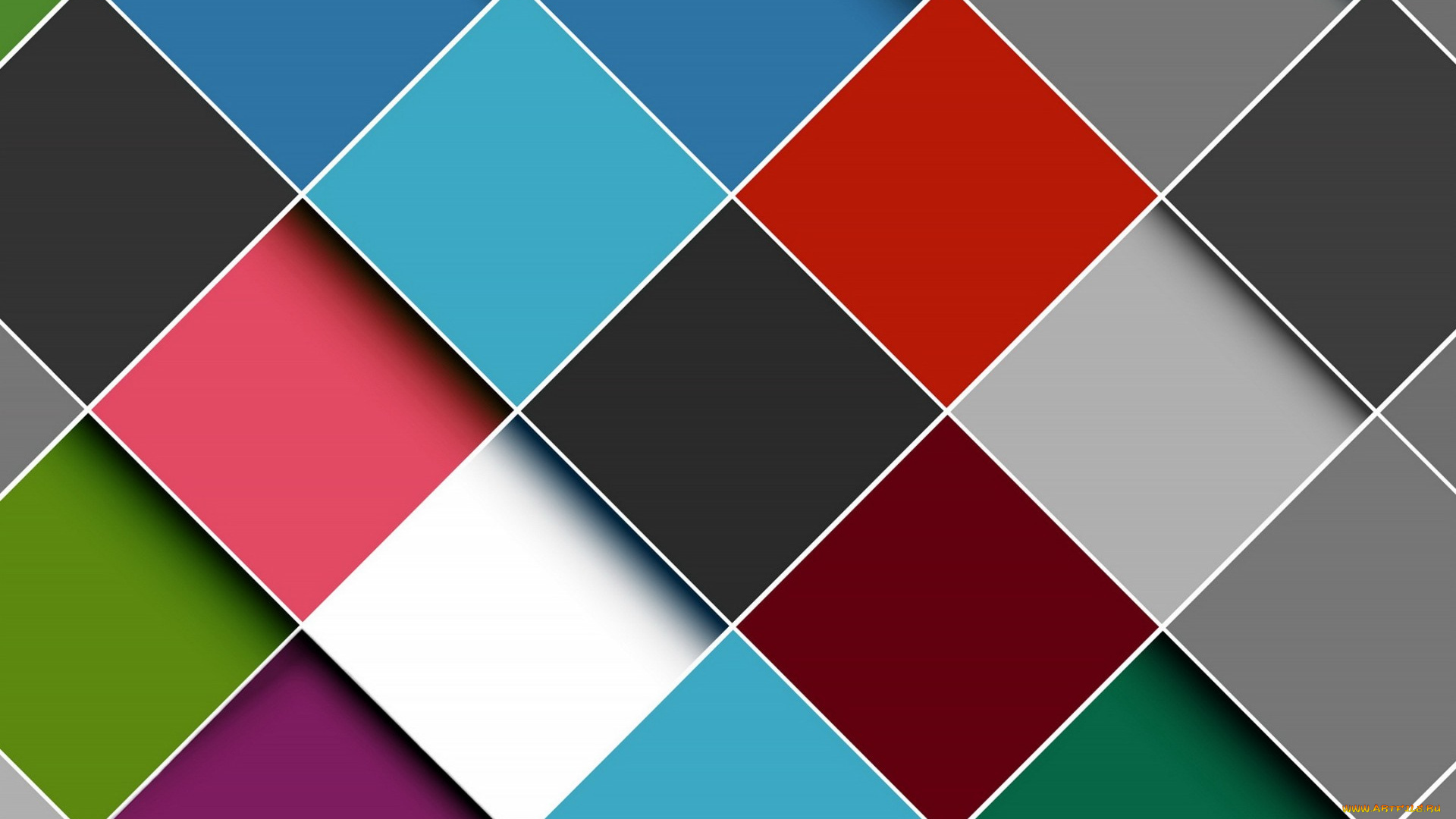 3д, графика, абстракция, , abstract, ромбы, абстракция, фон, colorful, background, colors