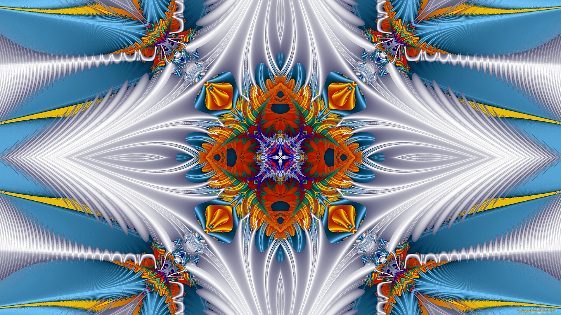 3д, графика, фракталы, , fractal, цвета, фон, узор