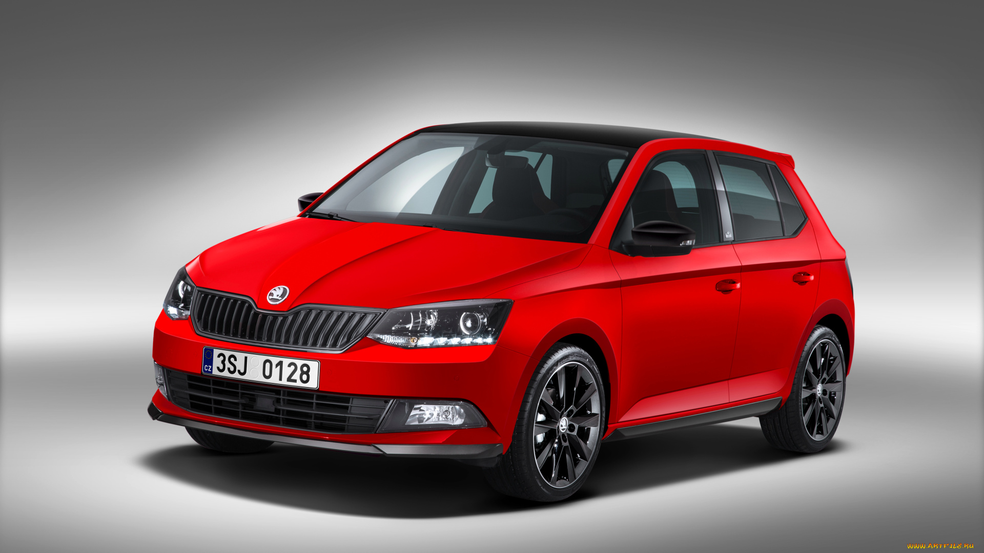 автомобили, skoda, carlo, monte, combi, fabia, красный, 2015г