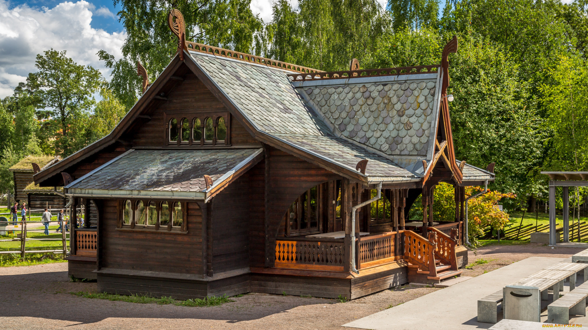 города, -, здания, , дома, дом, загородный