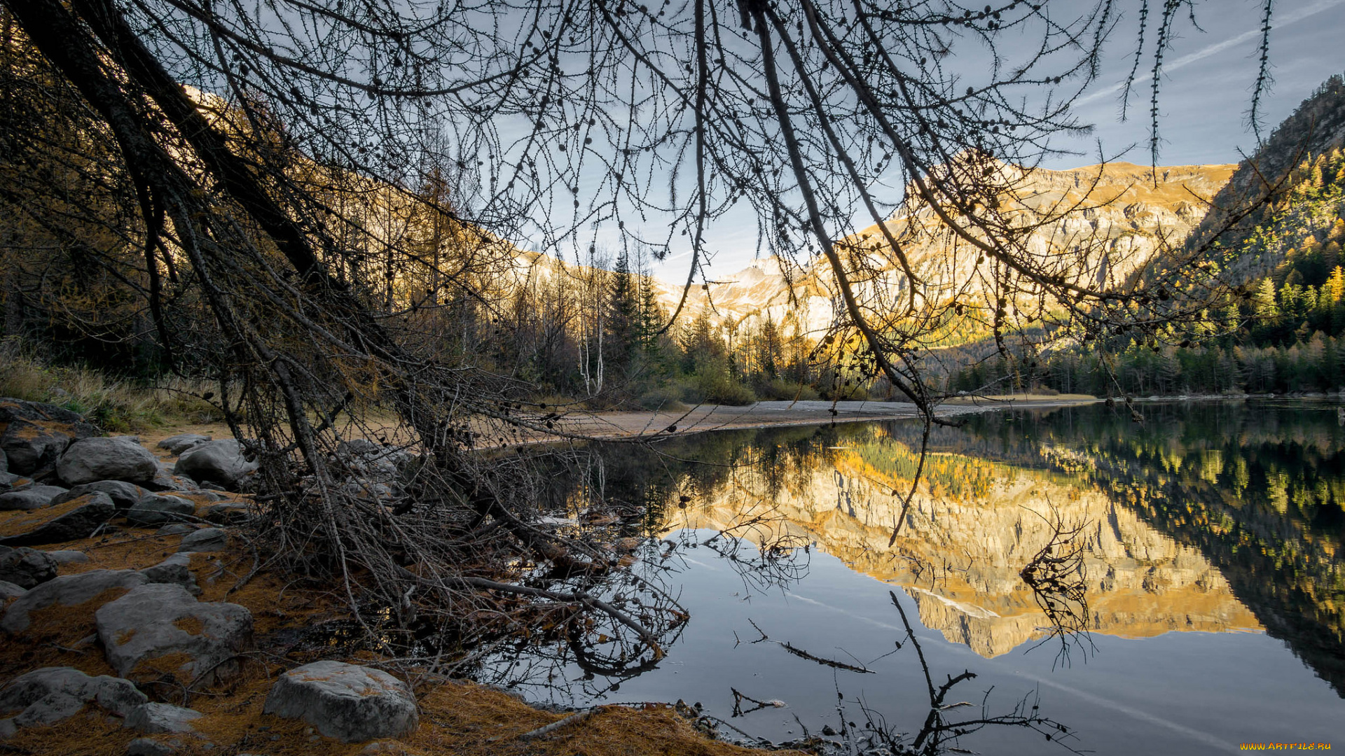 природа, реки, озера, река, лес, горы