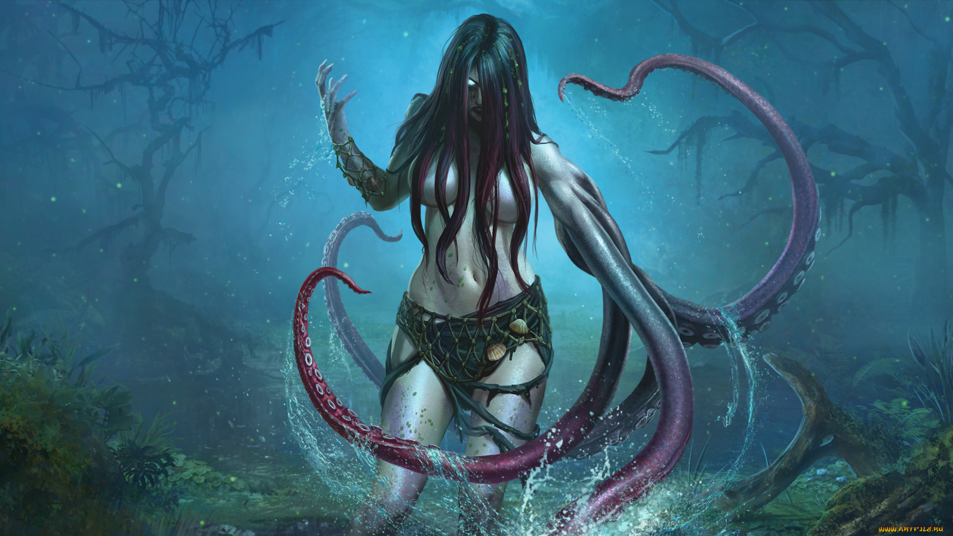видео, игры, juggernaut, щупальца, утопленница, drowned, samara, игра, wars