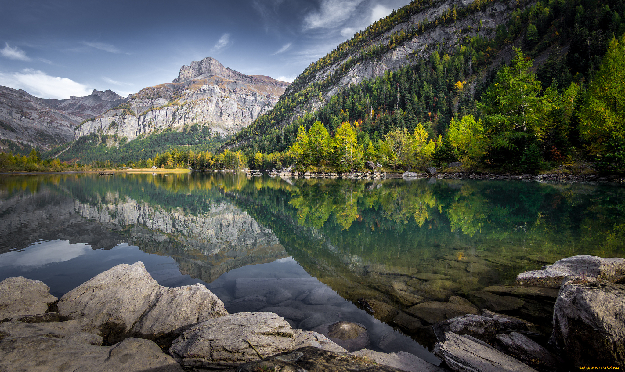 природа, реки, озера, река, лес, горы