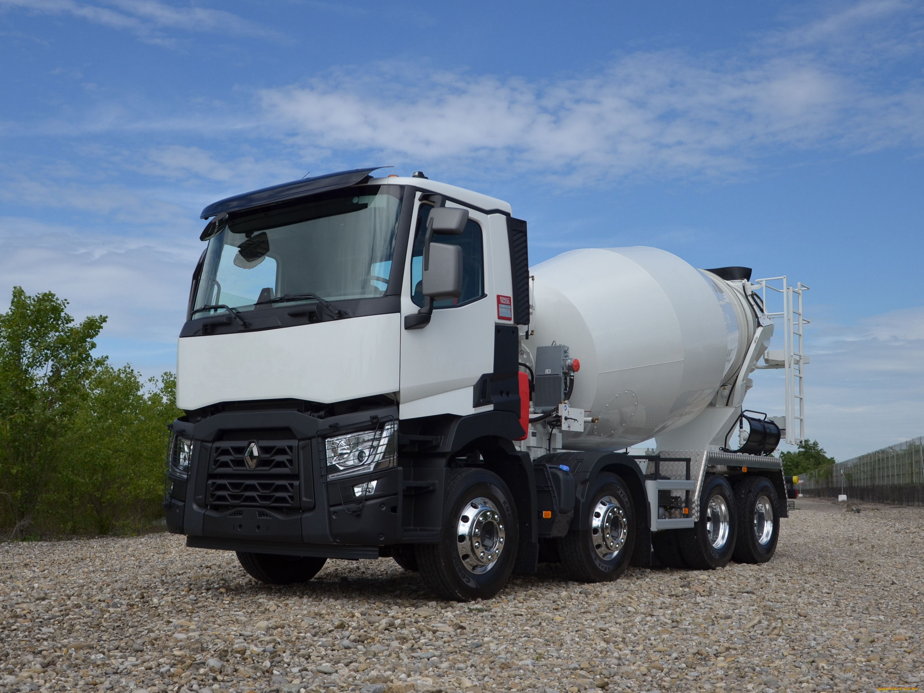 автомобили, renault, trucks, renault, c, 430, mixer, 2013г