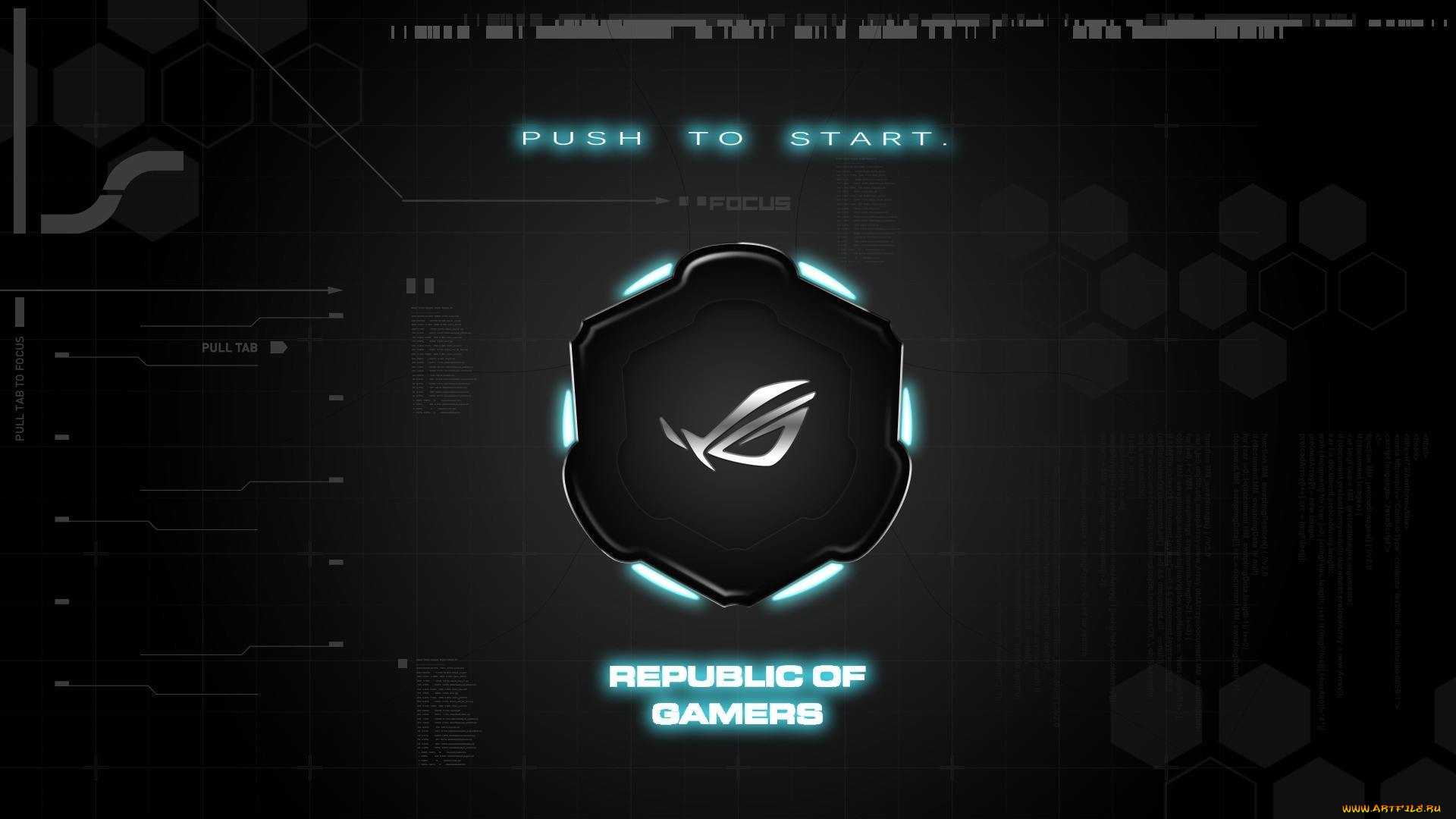 компьютеры, asus, фон, логотип