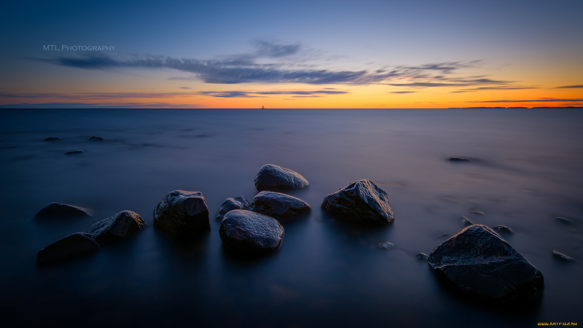 природа, восходы, закаты, море, камни, облака, закат