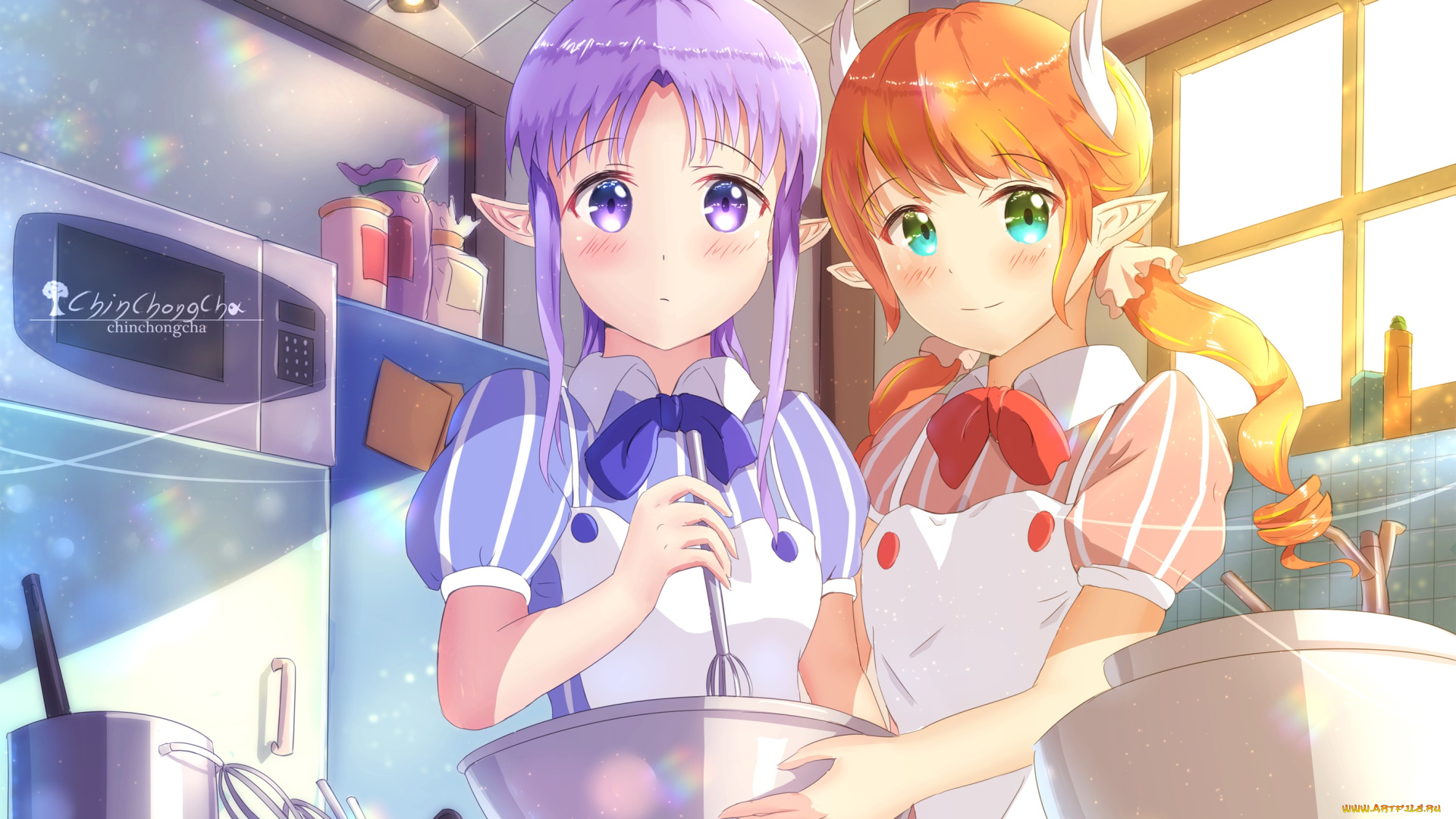 аниме, fate, stay, night, фон, взгляд, девушки