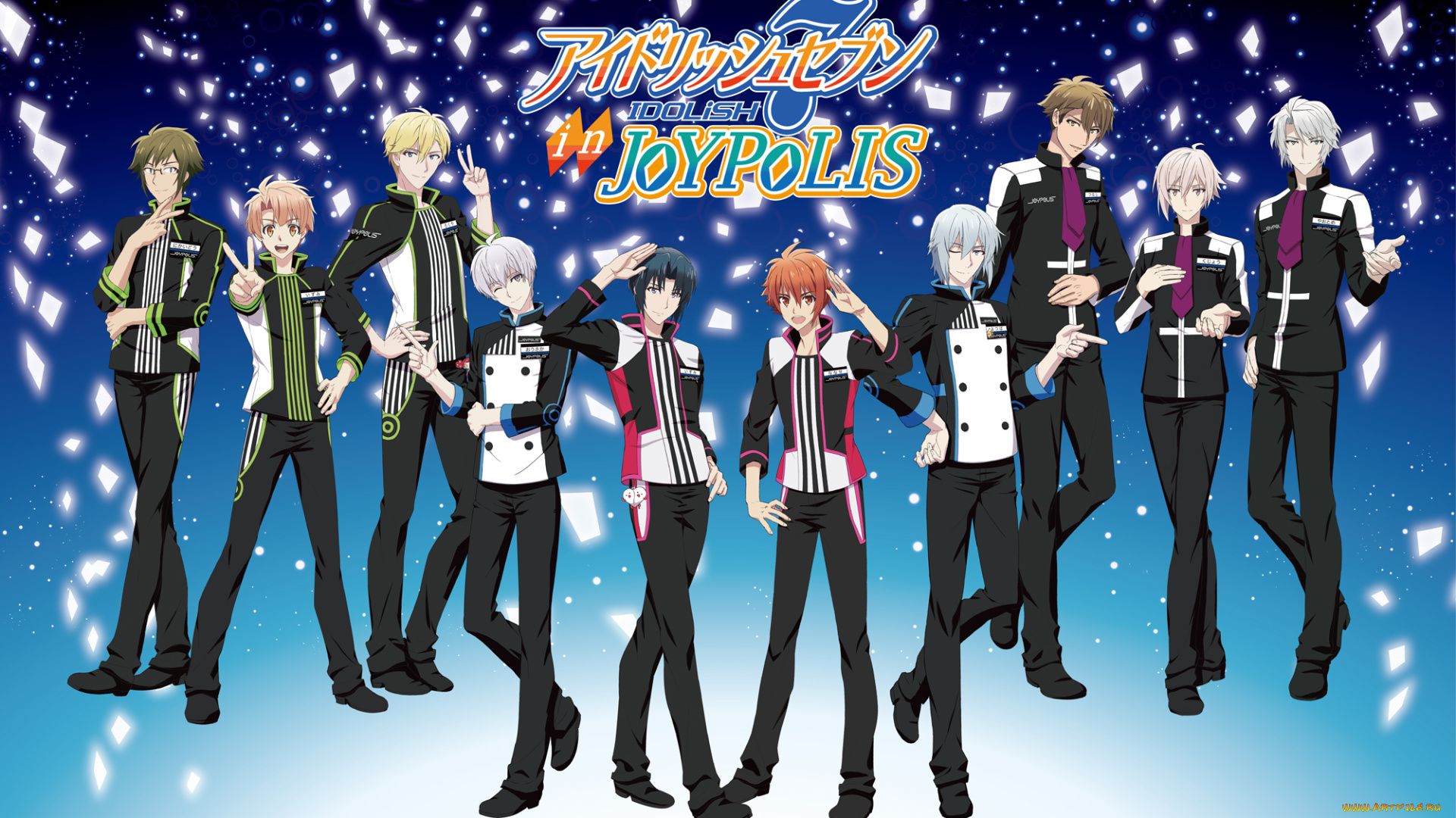 аниме, idolish7, парни