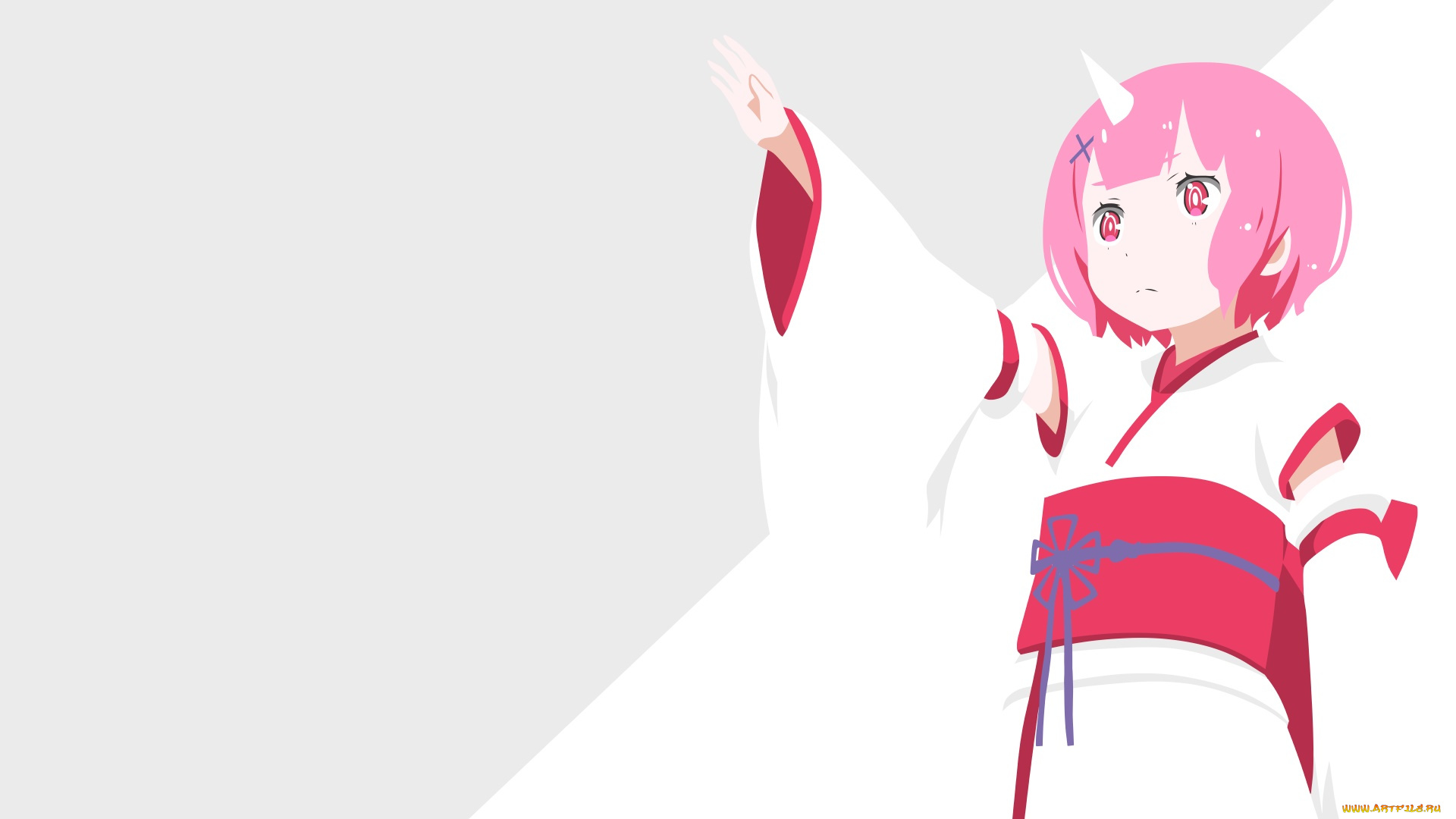 аниме, re, , zero, kara, hajimeru, isekai, seikatsu, взгляд, девушка, фон