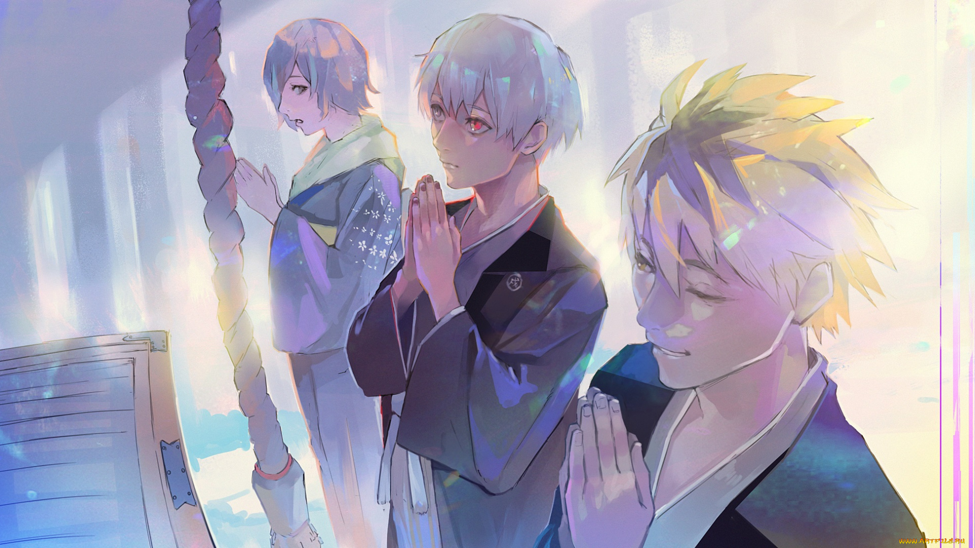 аниме, tokyo, ghoul, парни