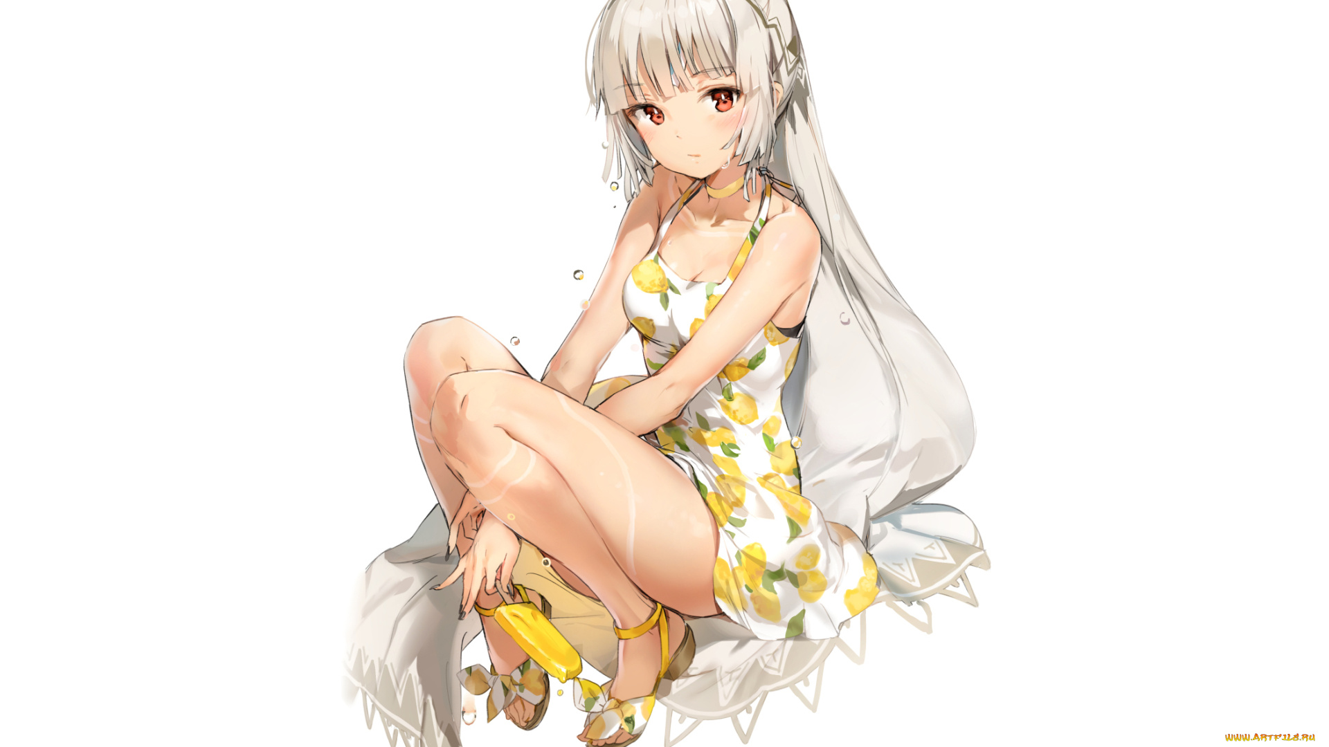 аниме, unknown, , другое, , фон, взгляд, девушка