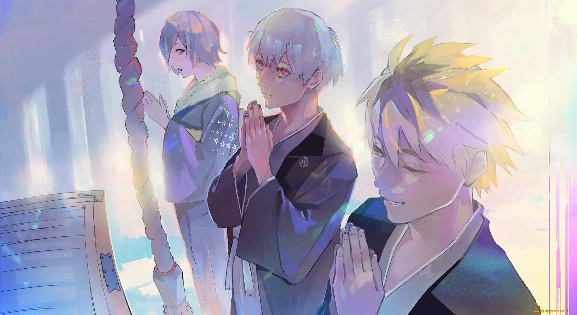 аниме, tokyo, ghoul, парни