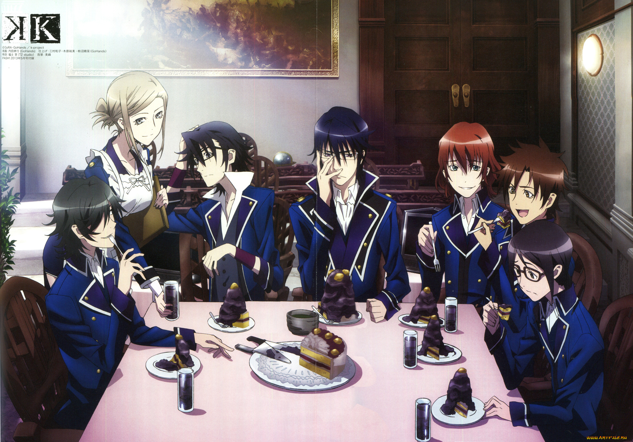 аниме, k, project, проект, кей