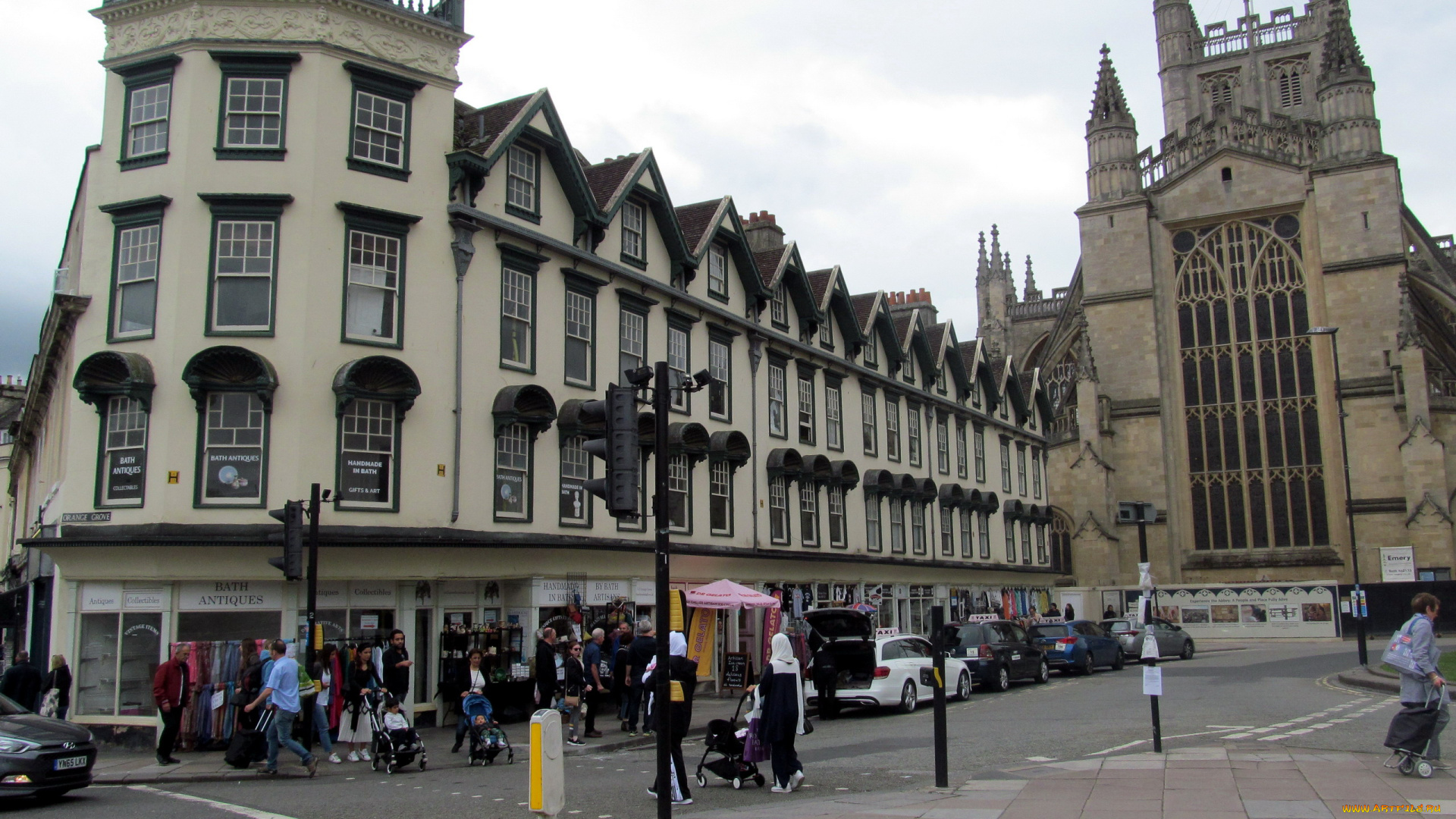 bath, somerset, uk, города, -, улицы, , площади, , набережные