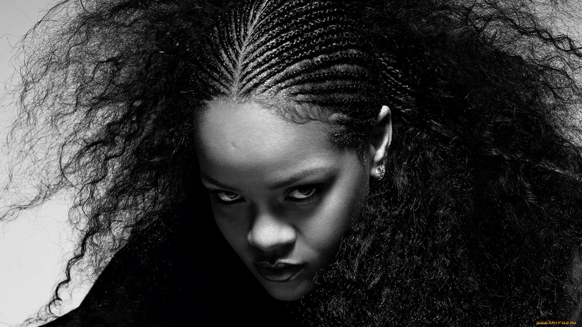 музыка, rihanna, монохром