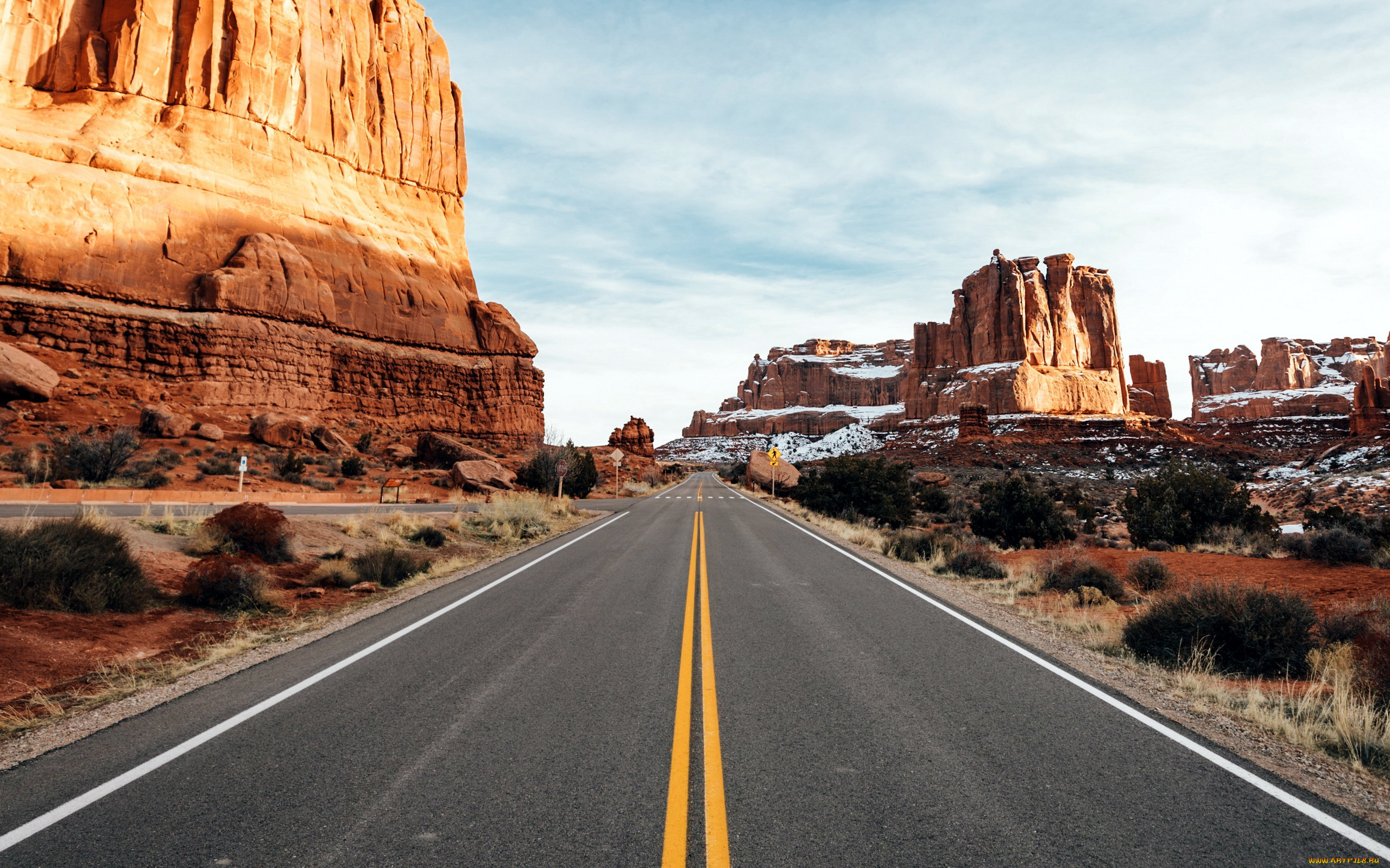 природа, дороги, шоссе, горы