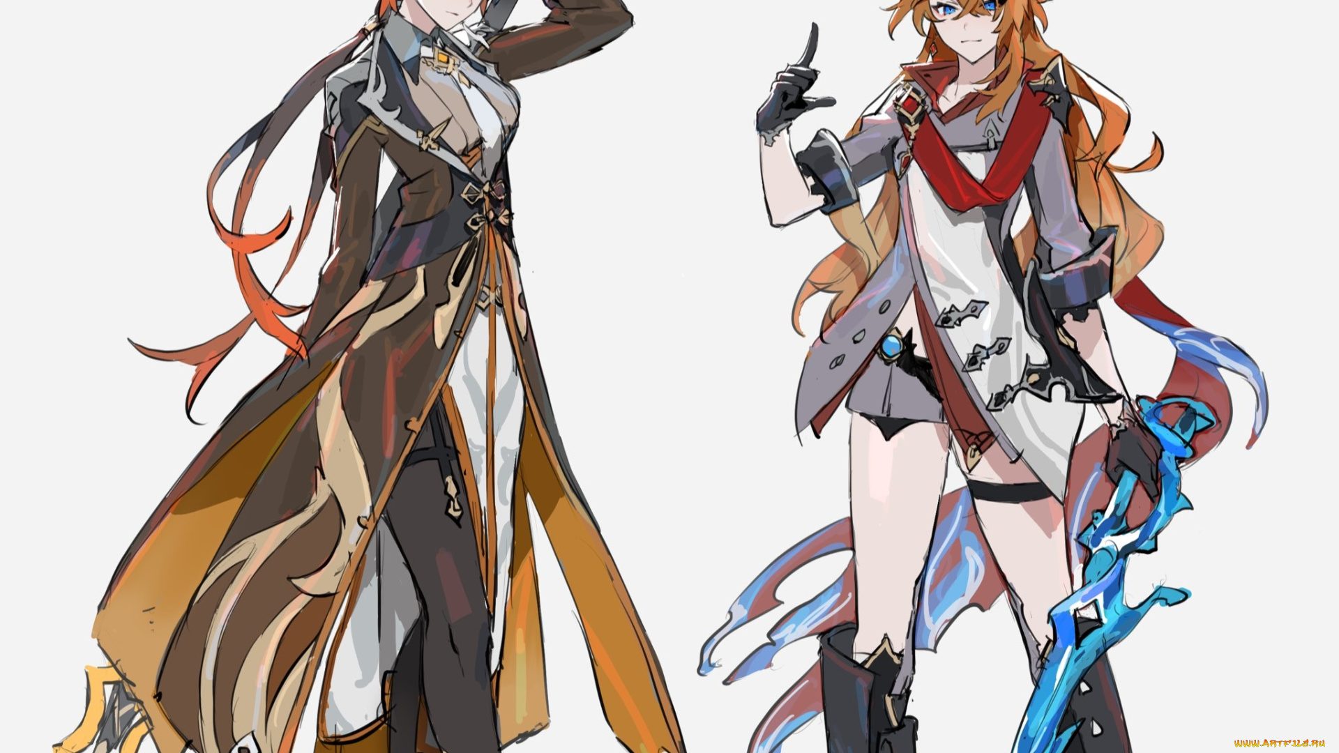 аниме, genshin, impact, genshin, impact