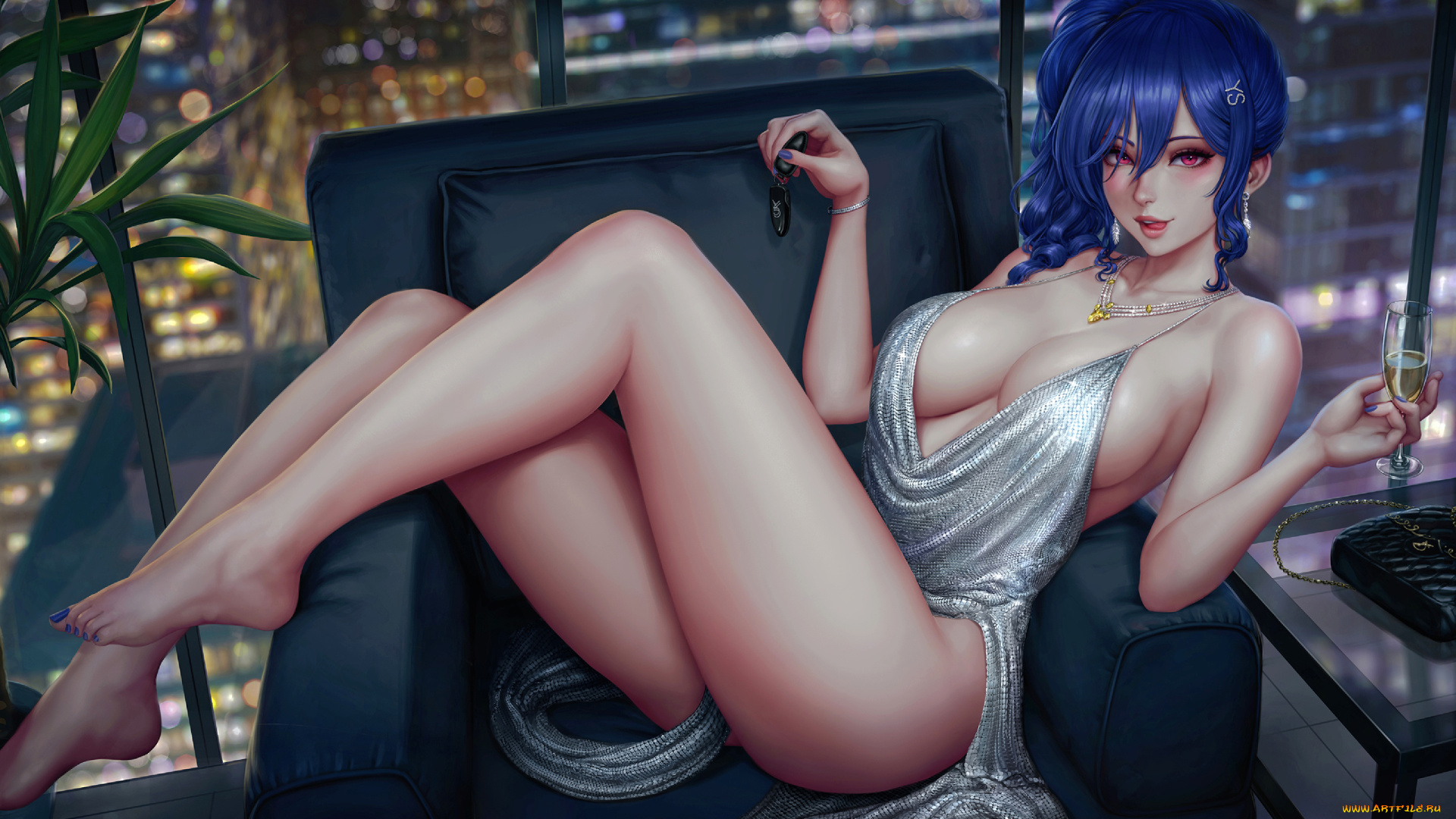 аниме, unknown, , другое, , девушка, модель, бокад, секси, поза, стройная, сексуальная, флирт, фигура, ноги, декольте