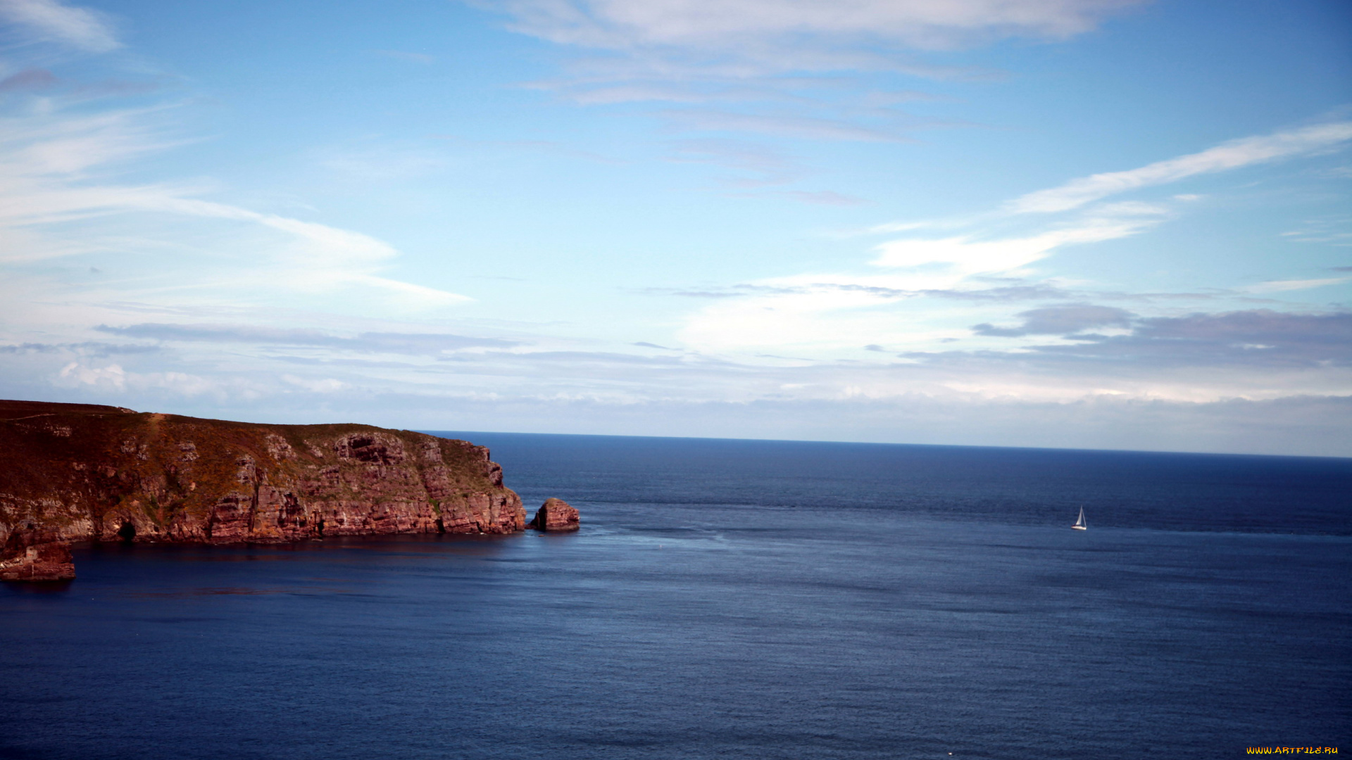 бретань, франция, природа, побережье