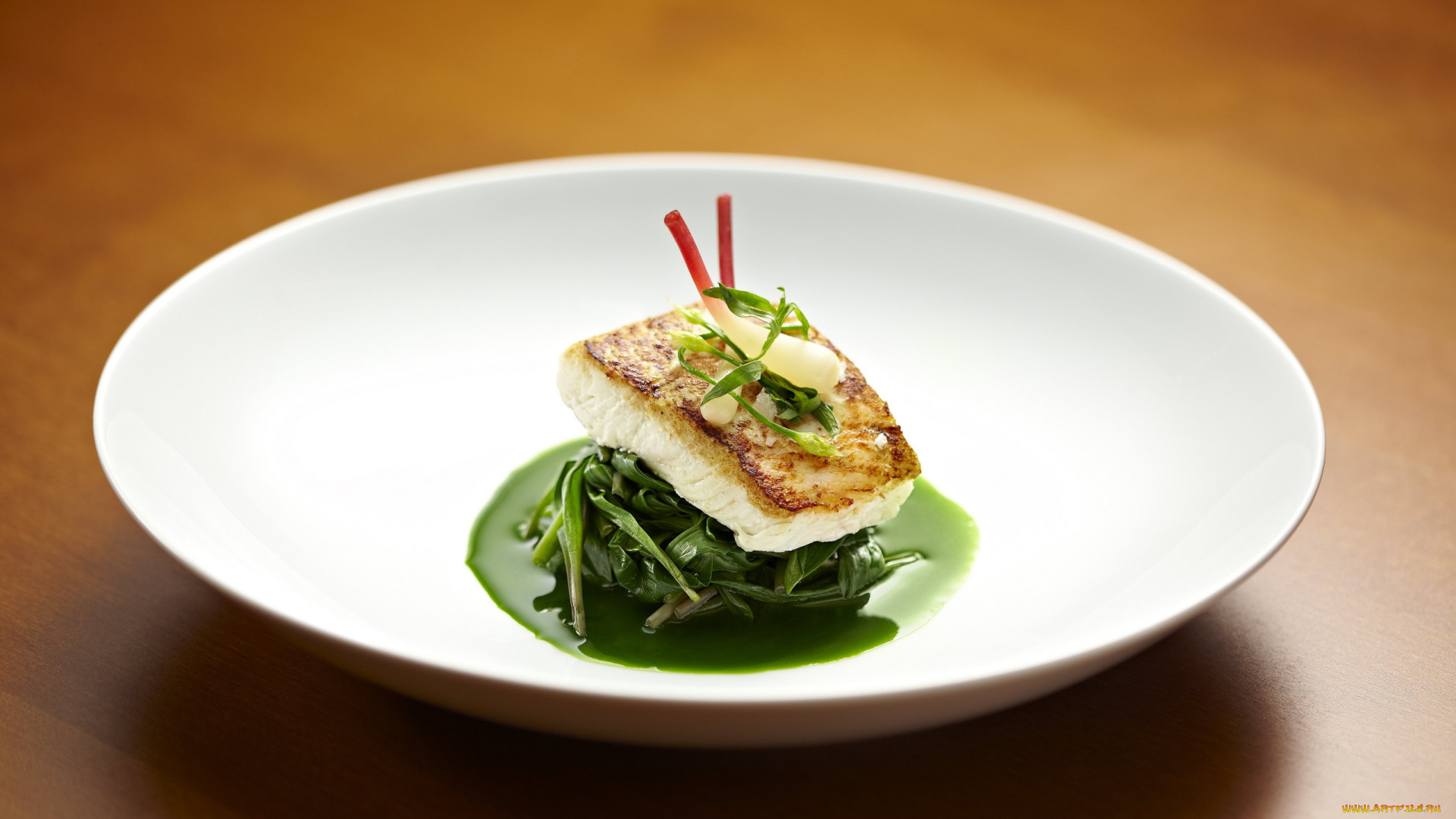 еда, рыбные, блюда, , с, морепродуктами, халибут, палтус