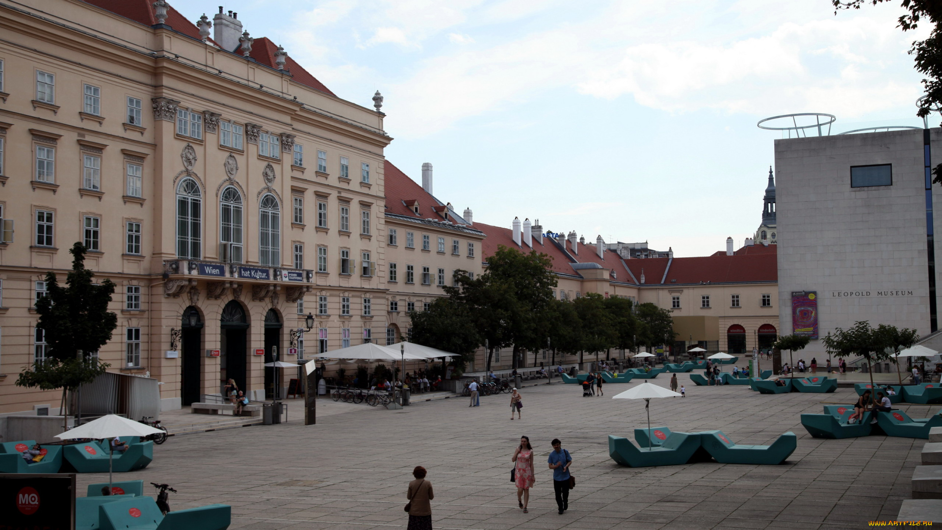 города, вена, , австрия, площадь