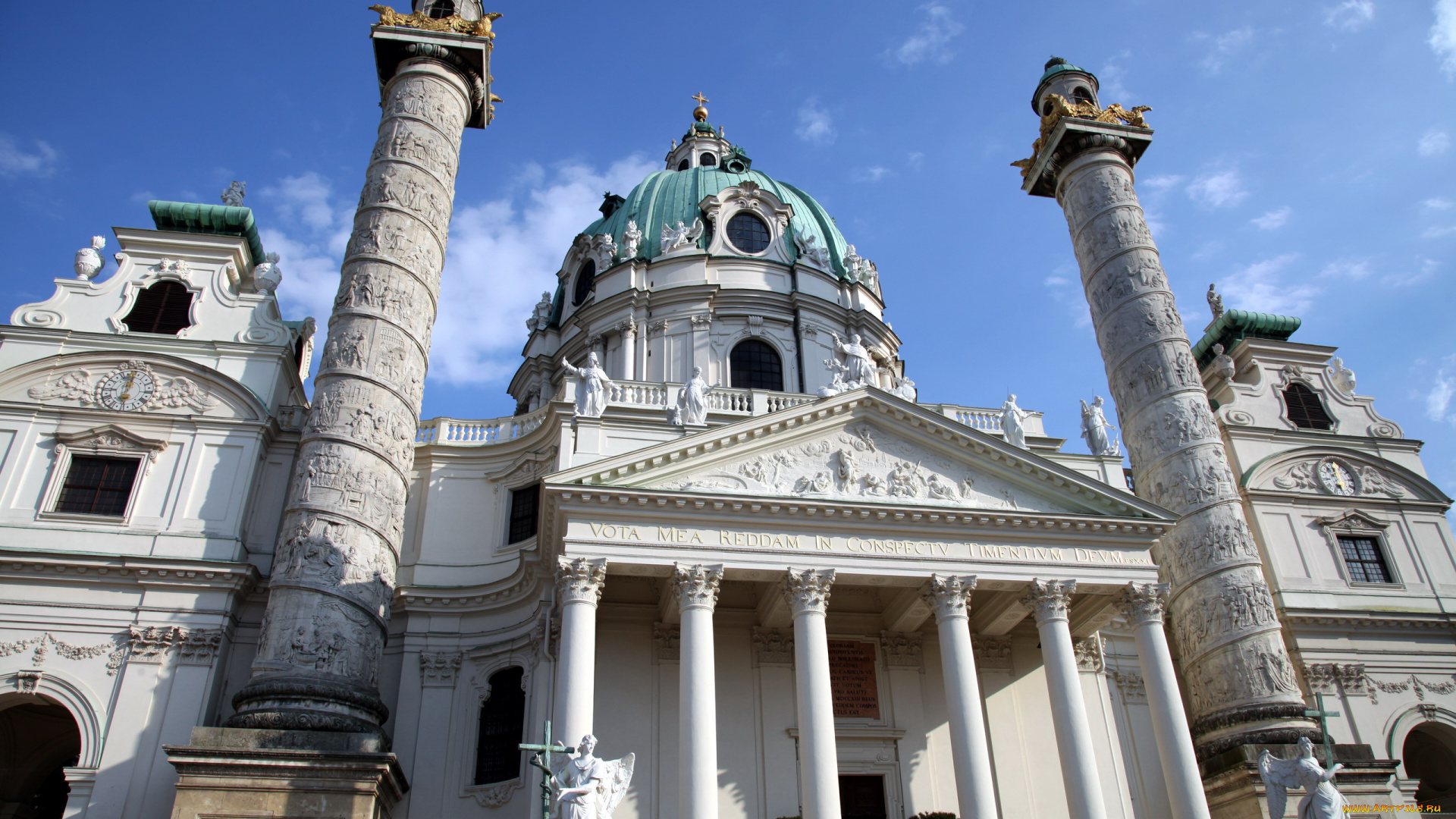 города, вена, , австрия, собор