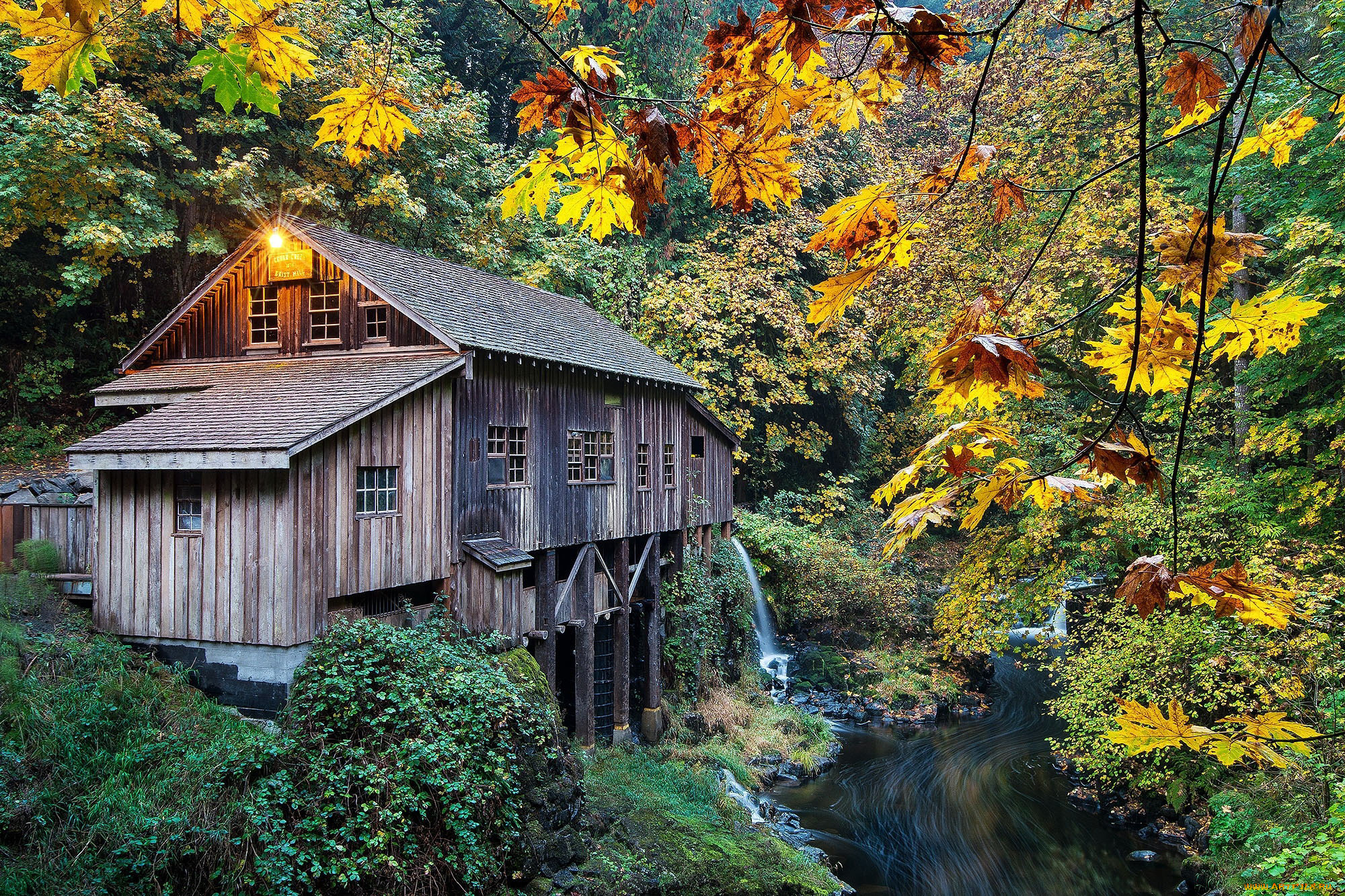 cedar, creek, grist, mill, usa, разное, мельницы, cedar, creek, grist, mill