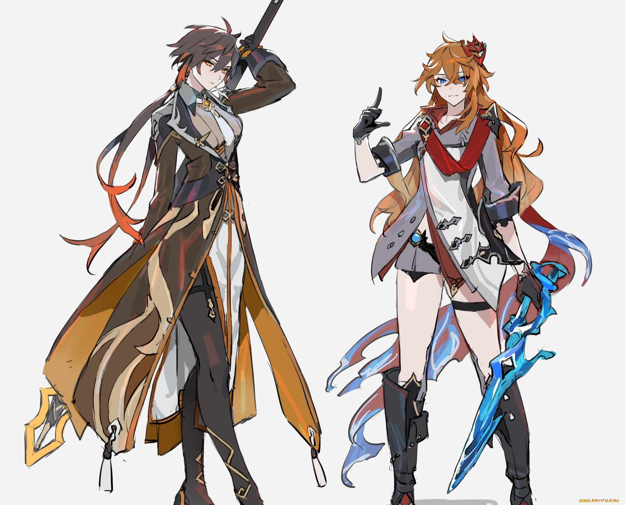 аниме, genshin, impact, genshin, impact