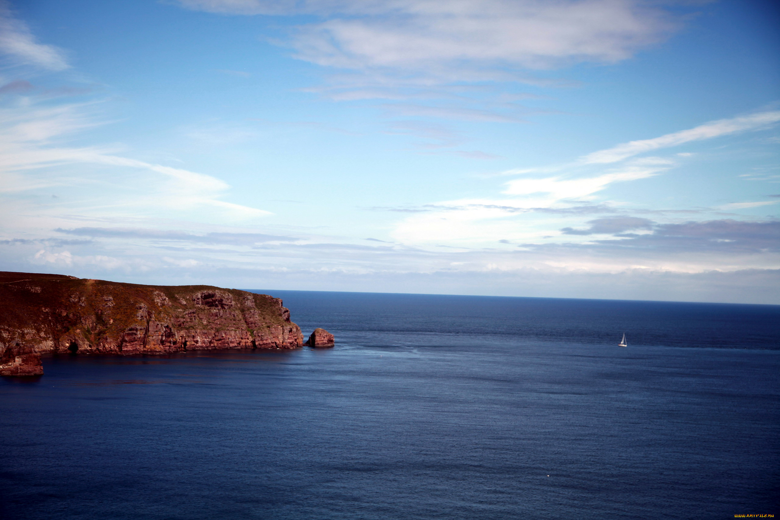 бретань, франция, природа, побережье