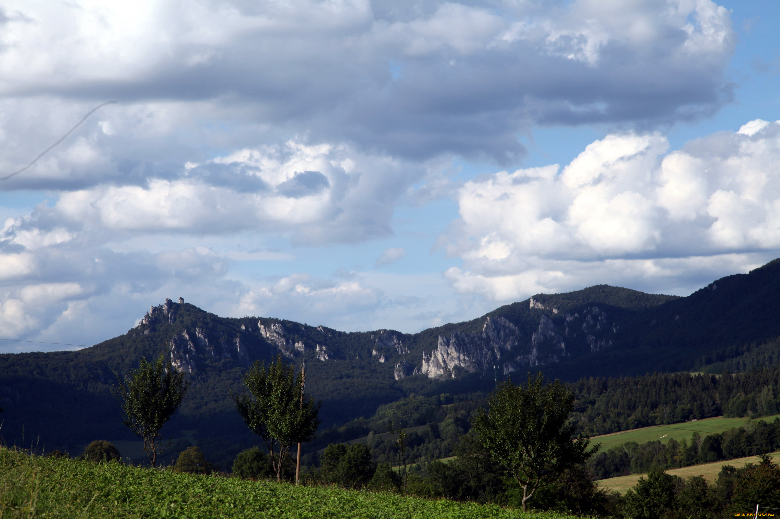 чехия, природа, горы