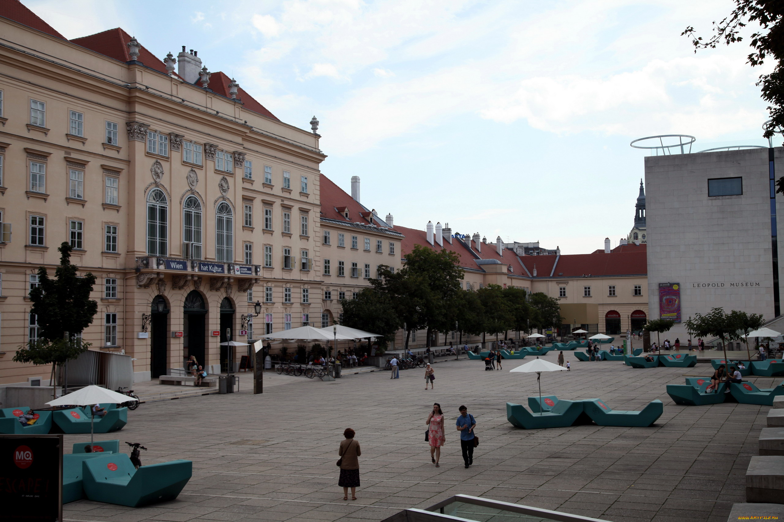 города, вена, , австрия, площадь