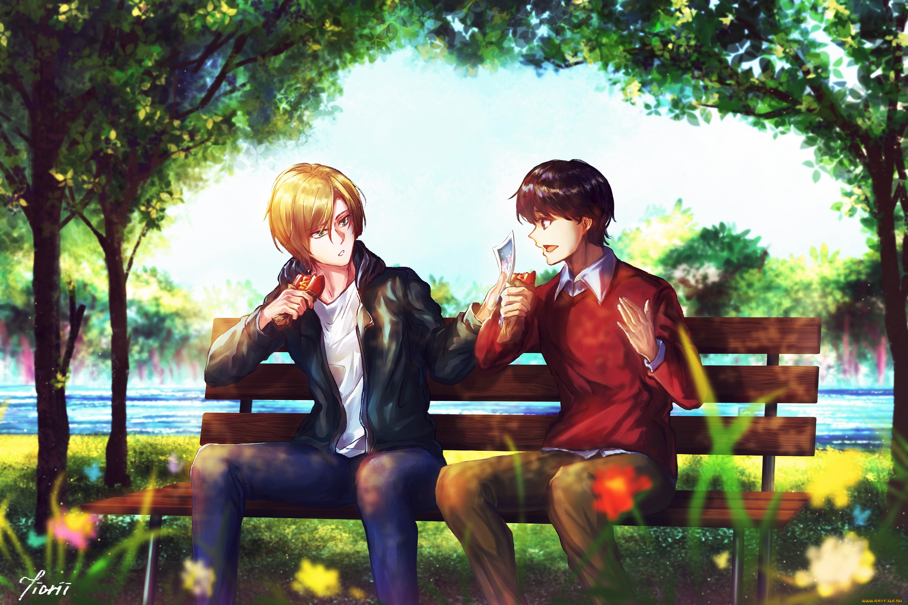 аниме, banana, fish, banana, fish