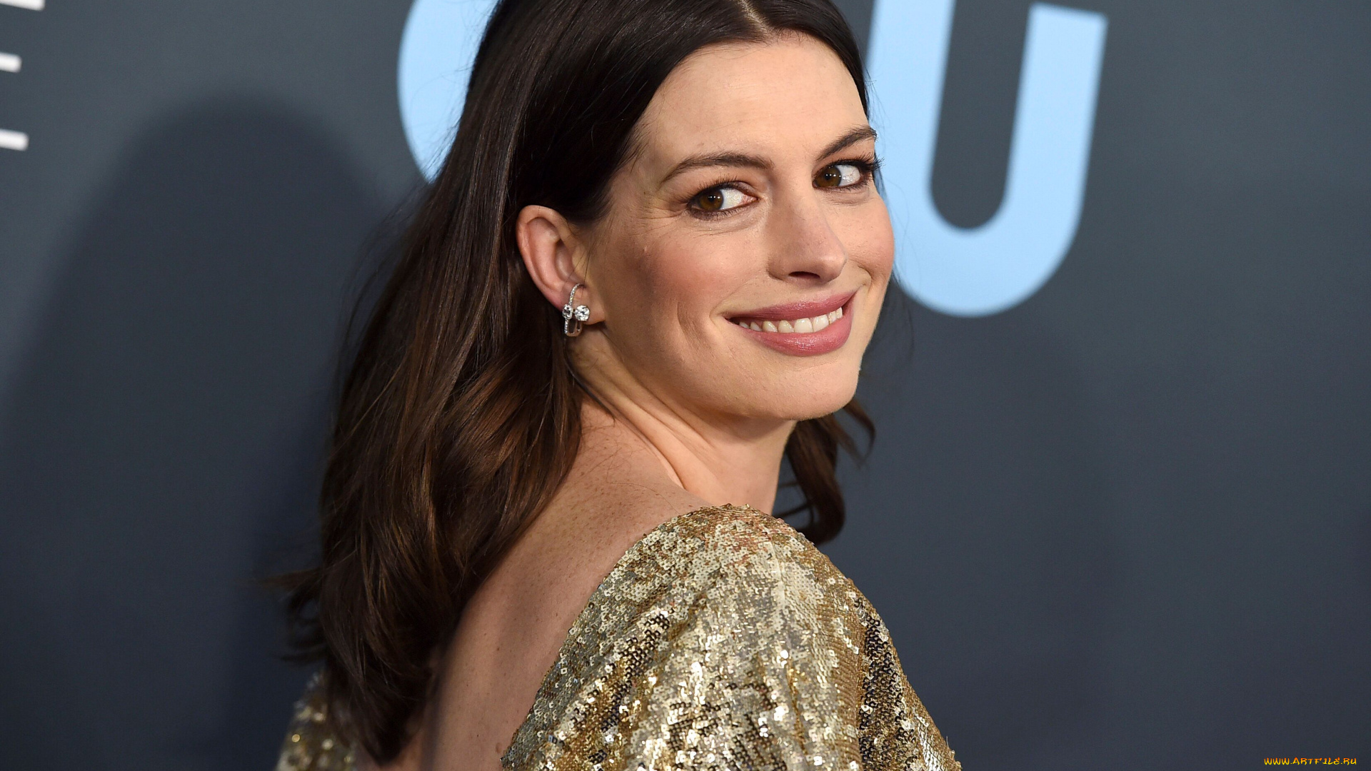 девушки, anne, hathaway, актриса, шатенка, лицо