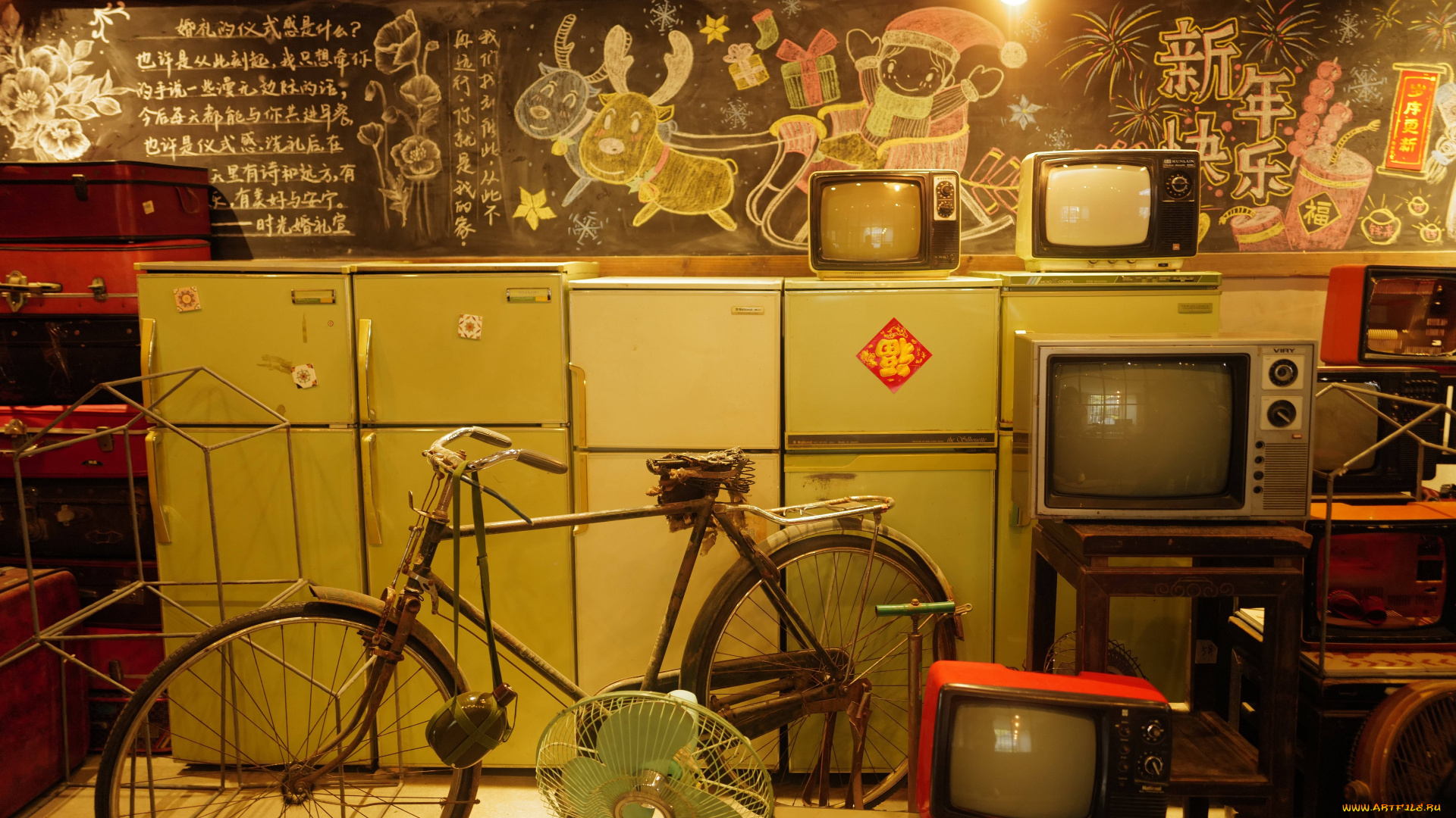 разное, ретро, , винтаж, велосипед