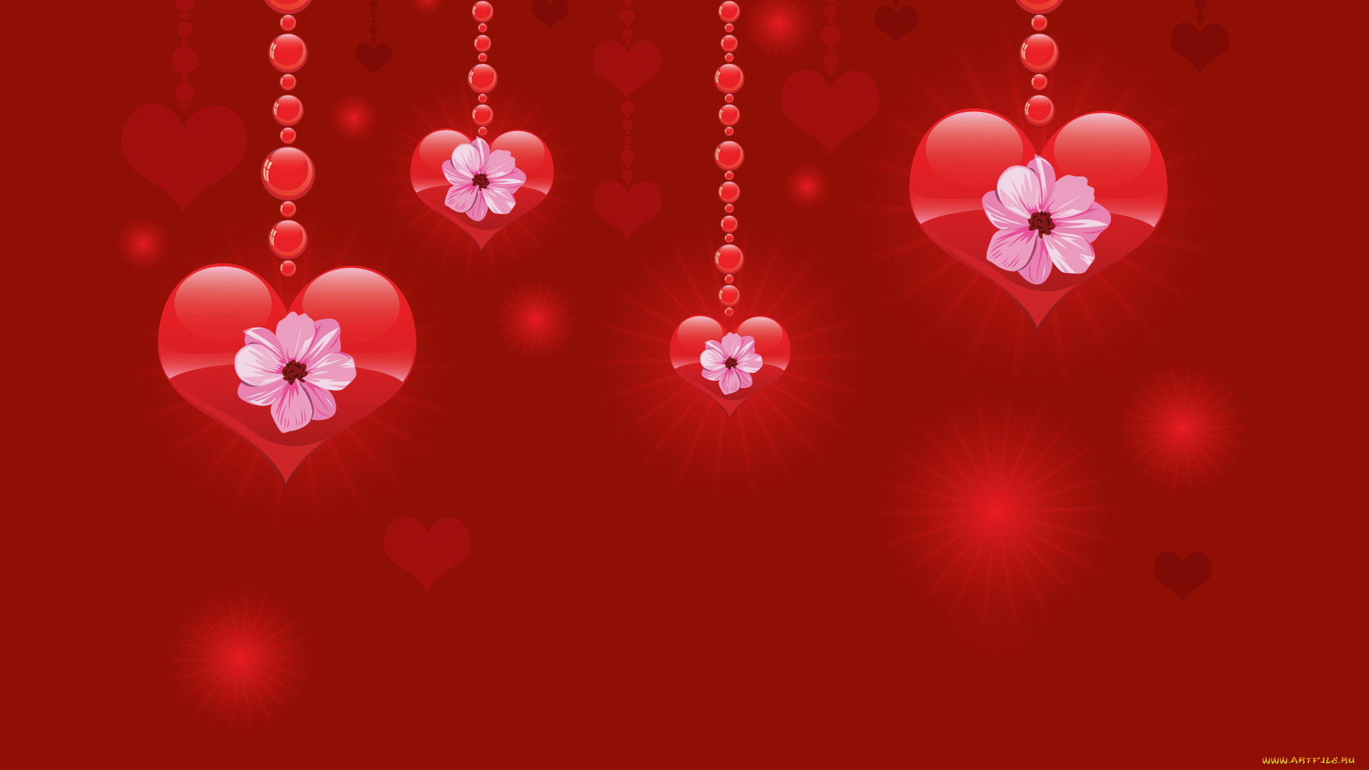 векторная, графика, сердечки, , hearts, подвески, сердечки