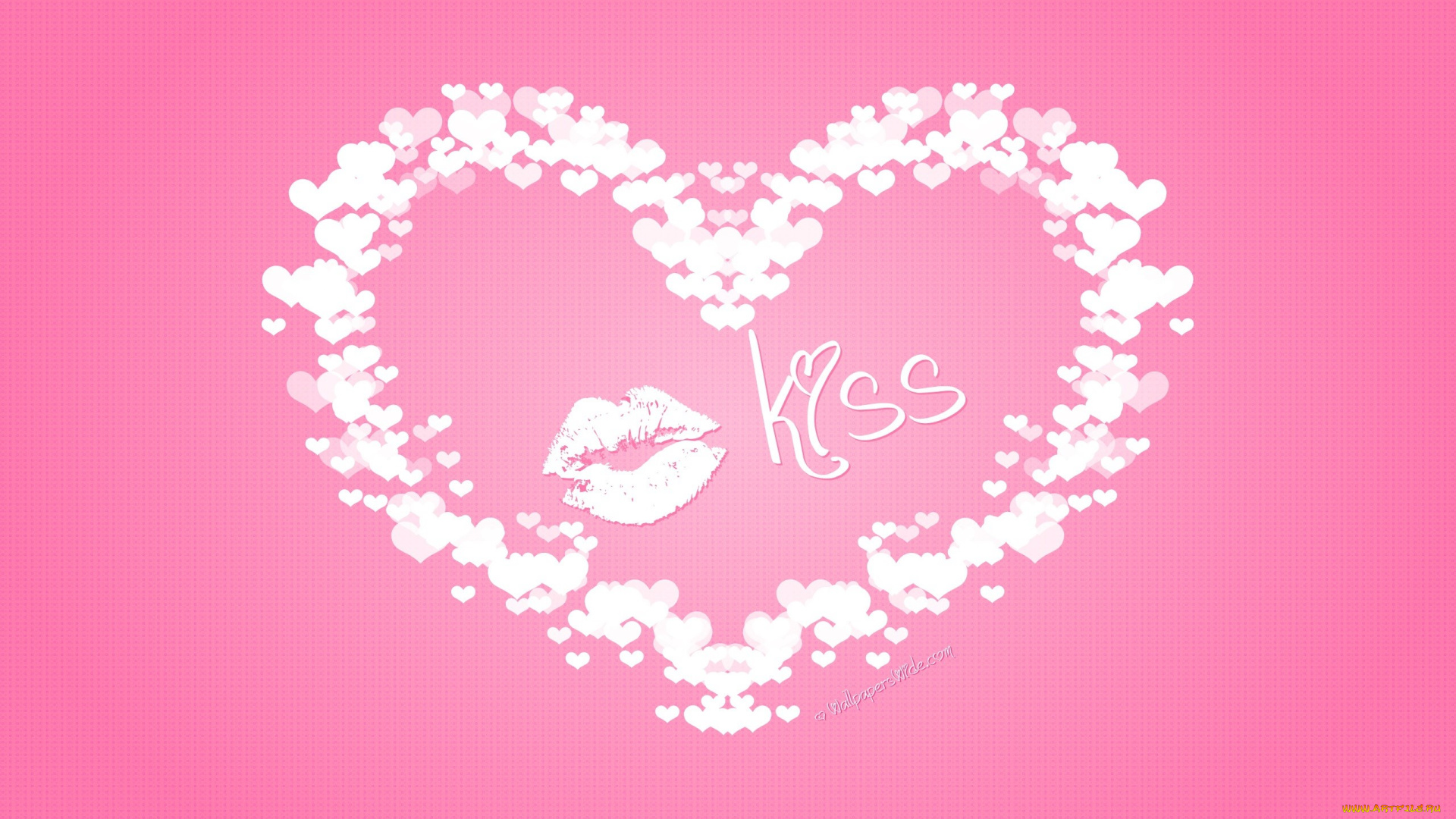 векторная, графика, сердечки, , hearts, сердечко, поцелуй