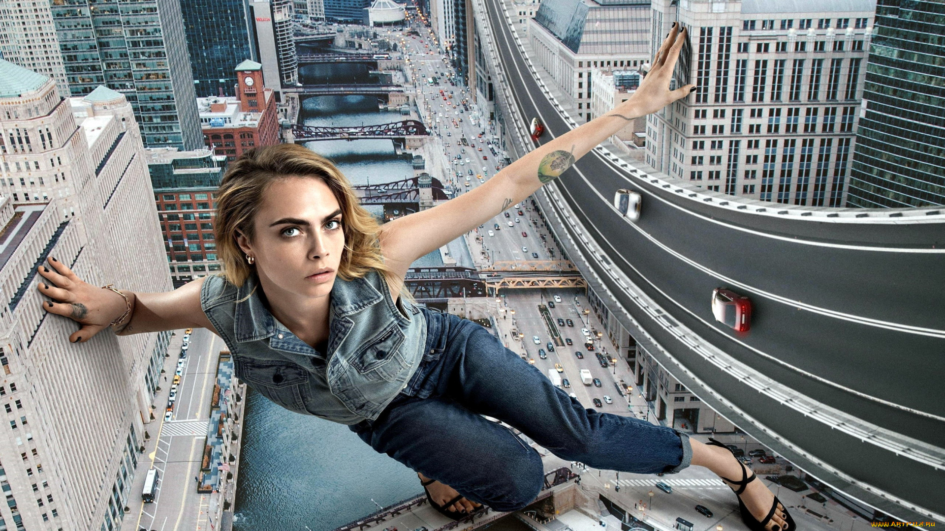 девушки, cara, delevingne, модель, актриса, креатив