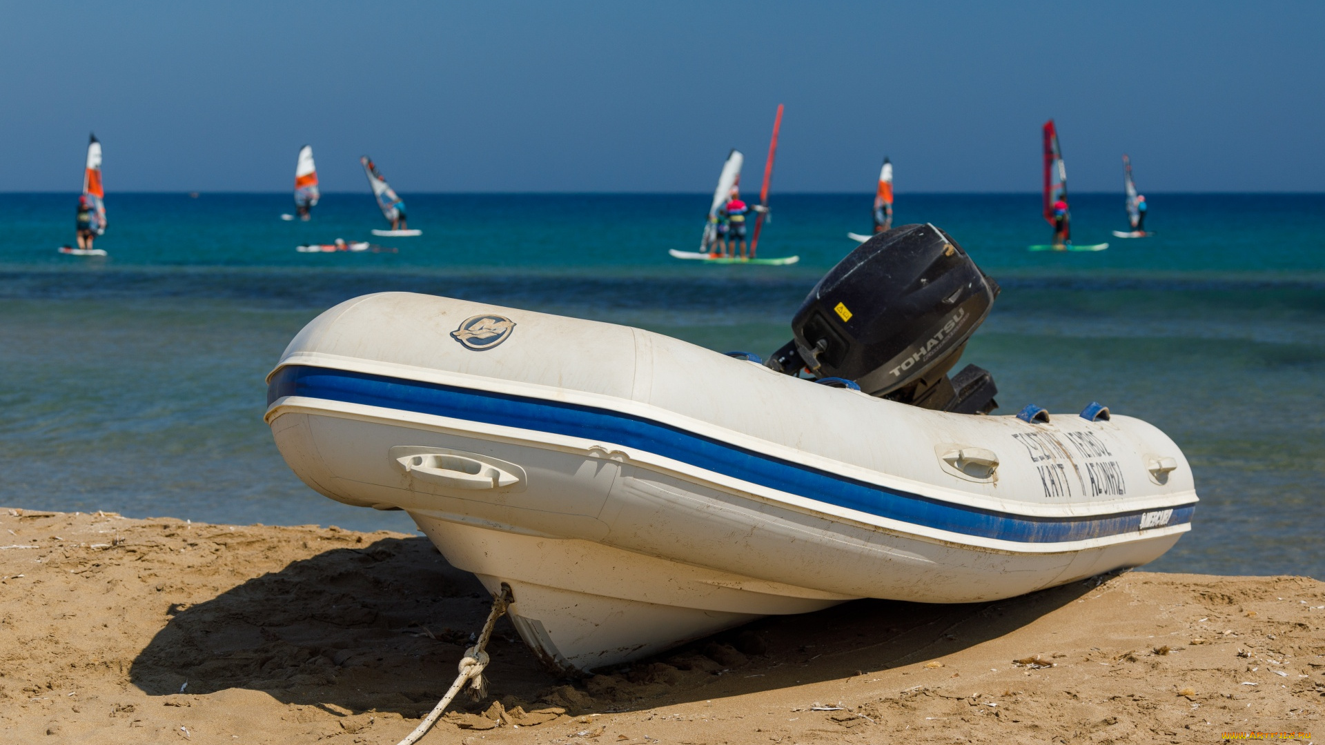 корабли, моторные, лодки, надувная, лодка, мотор