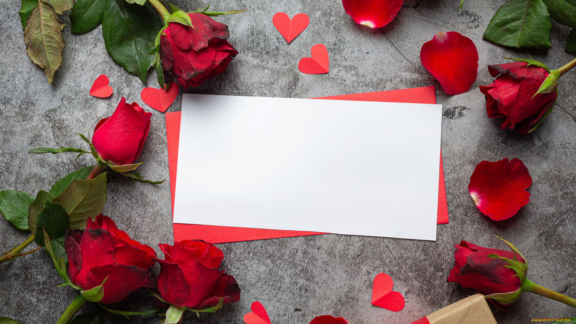 праздничные, подарки, и, коробочки, розы, цветы, лепестки, подарок, коробка