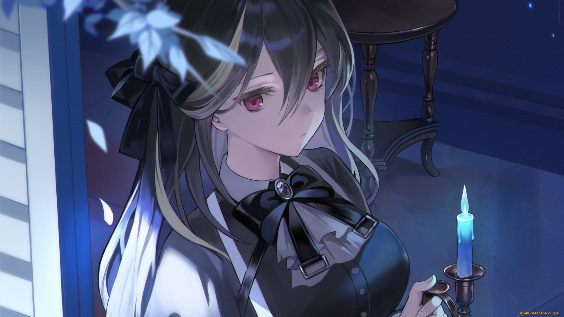 аниме, unknown, , другое, , девушка, взгляд