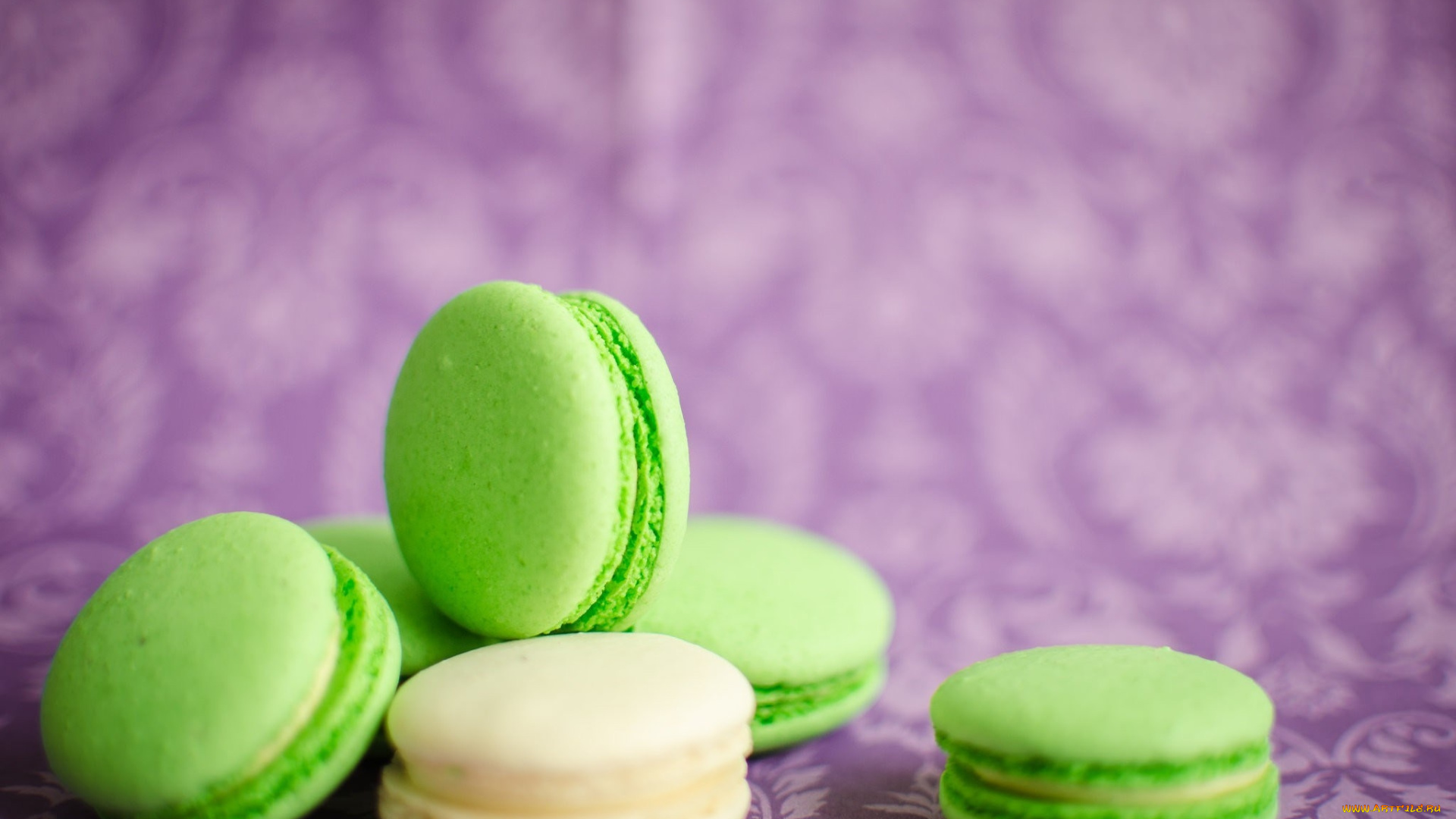 еда, макаруны, лакомство, фисташковые