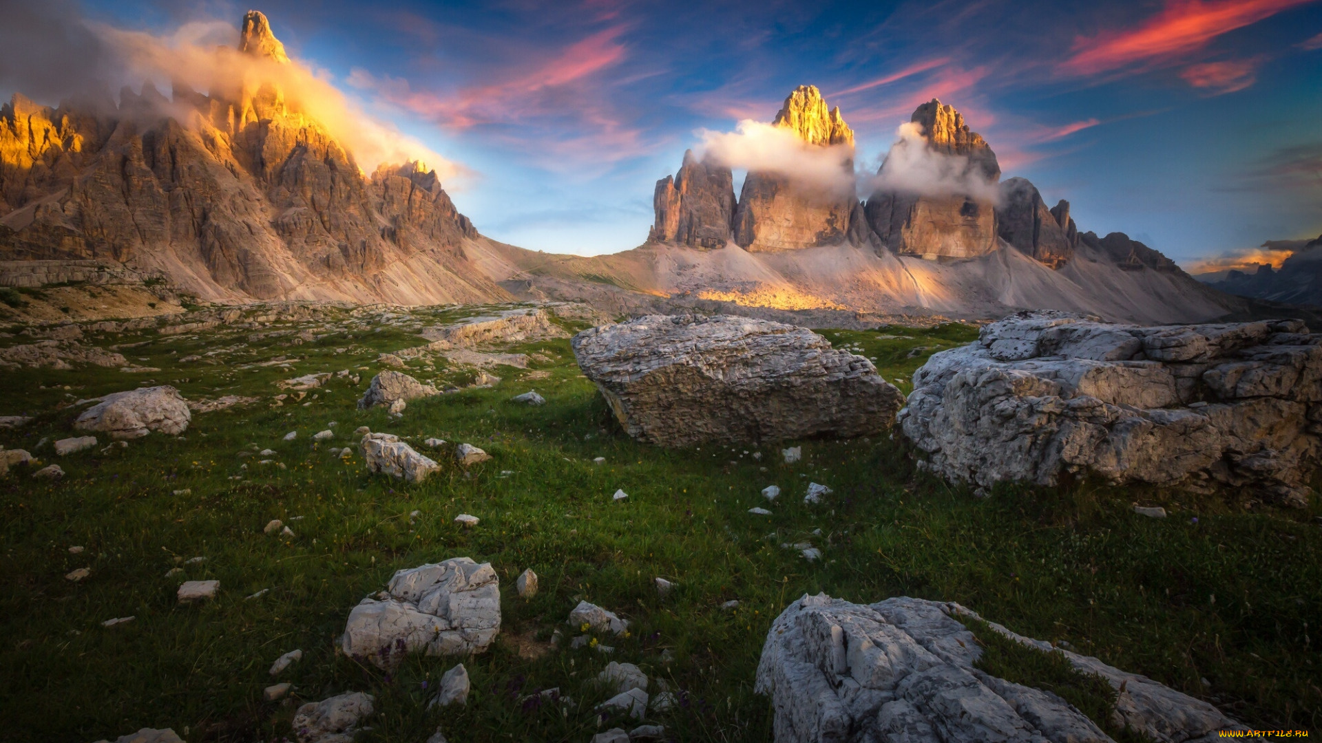 the, dolomites, italy, природа, горы, the, dolomites