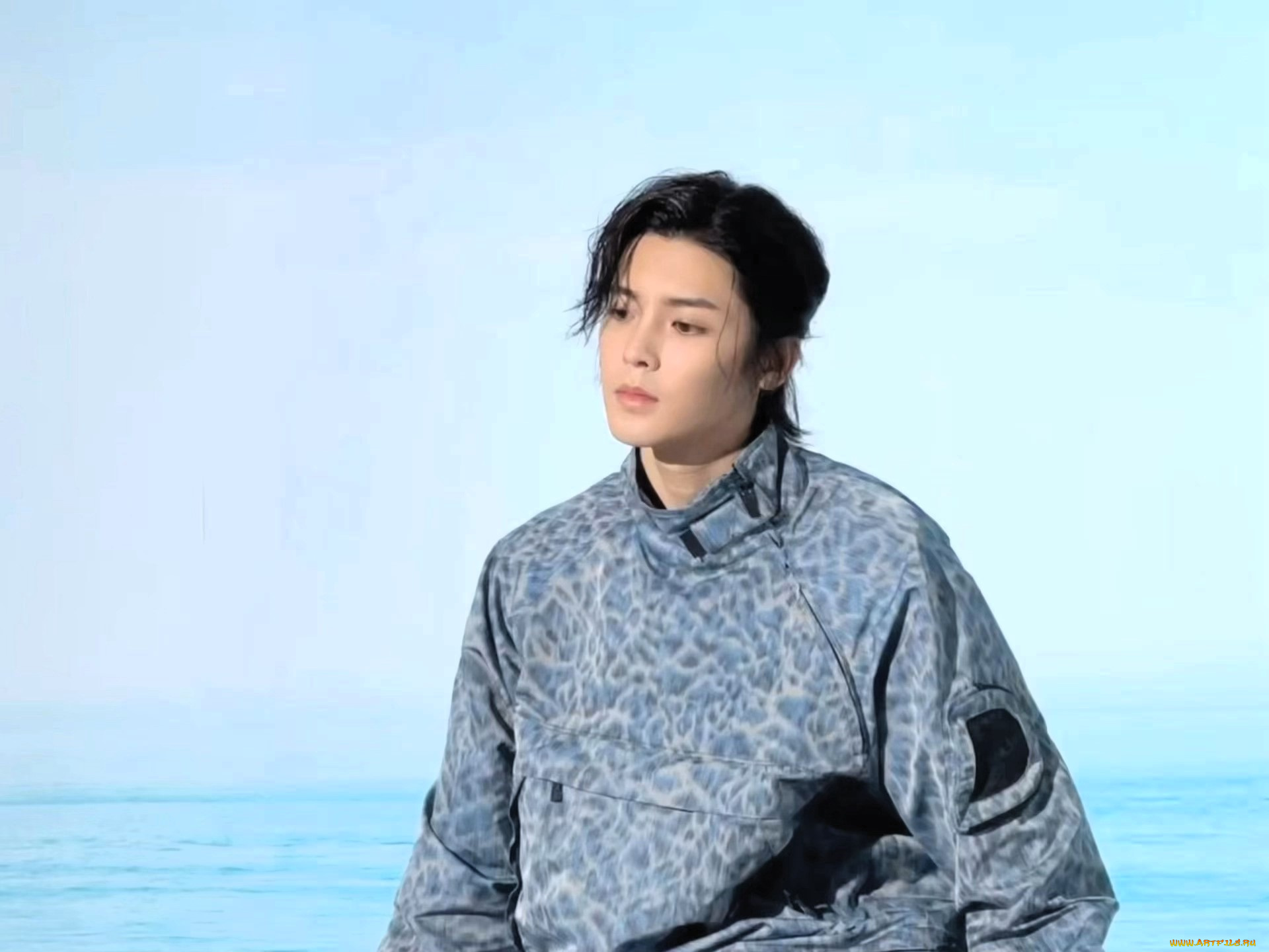 мужчины, hou, ming, hao, актер, куртка