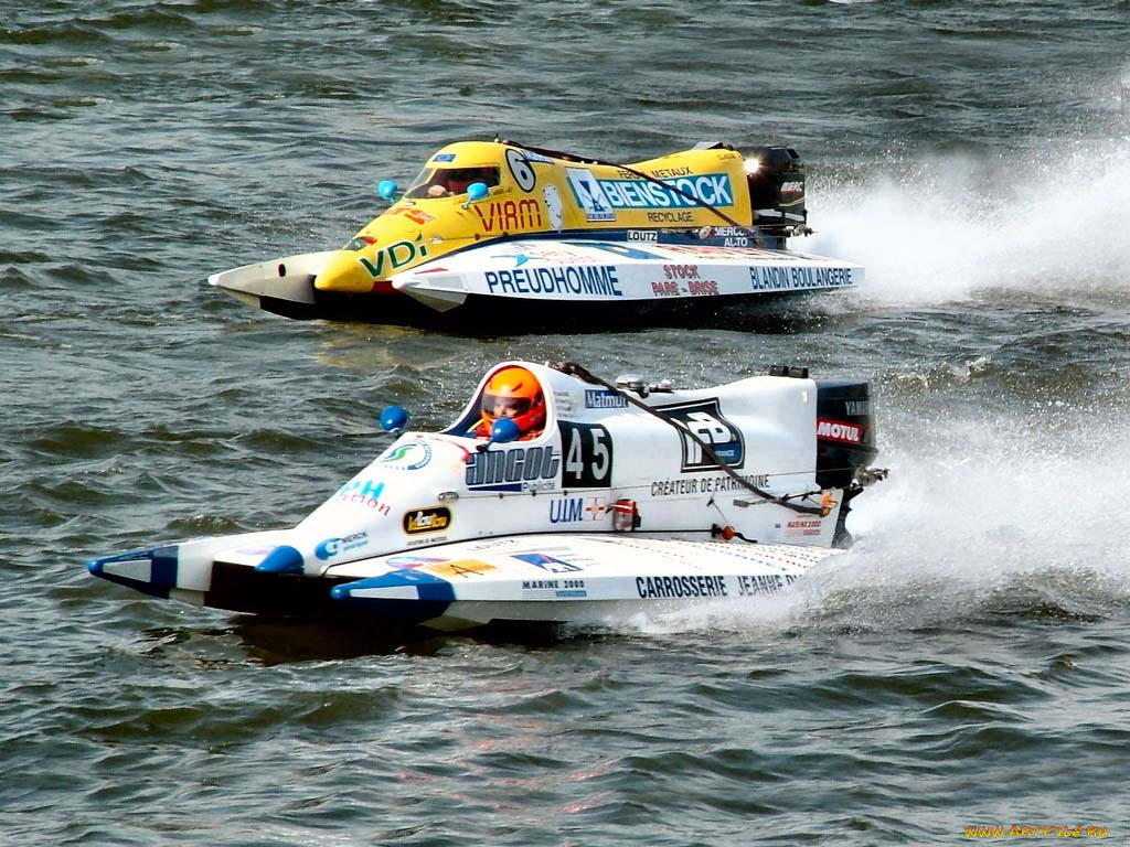 корабли, глиссеры